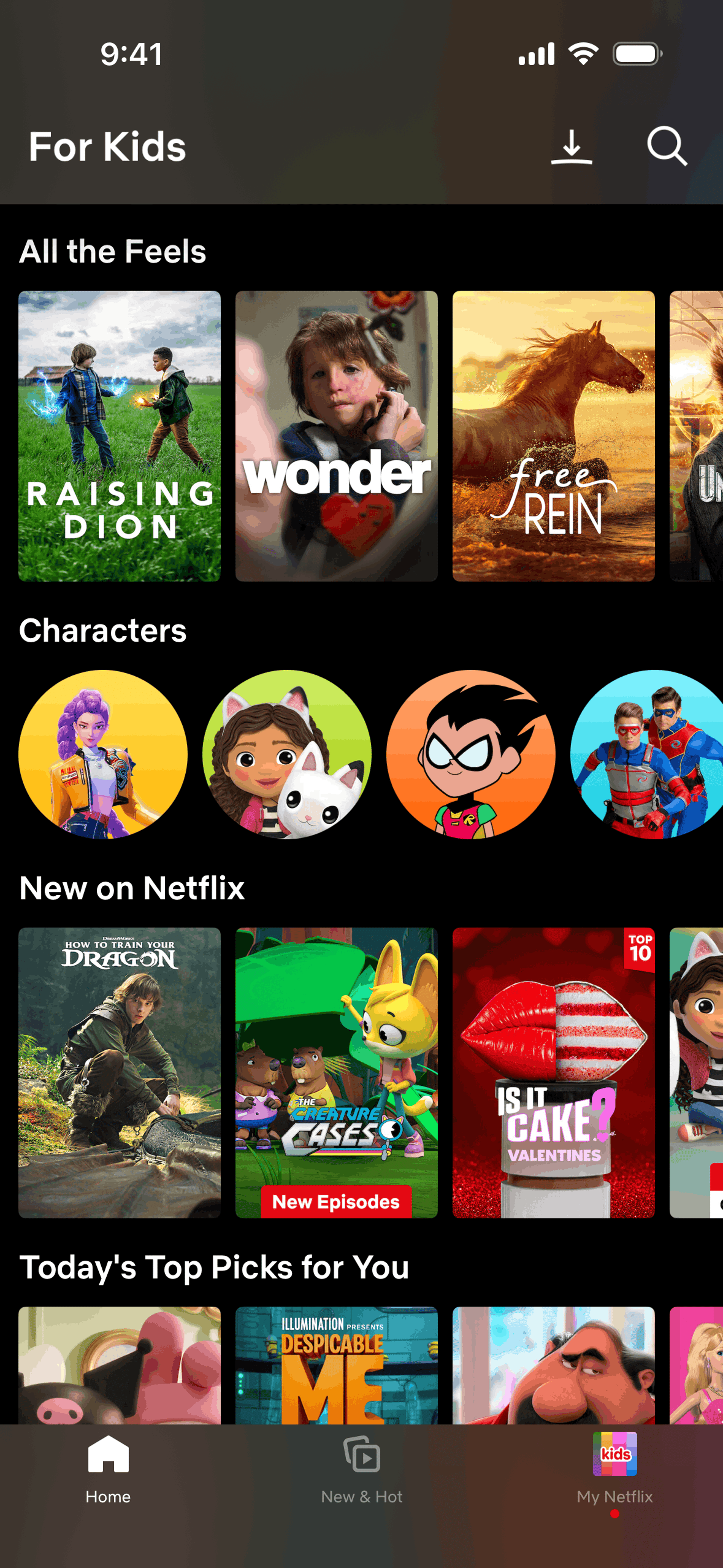 Netflix iOS Entertainment interface screenshot 10