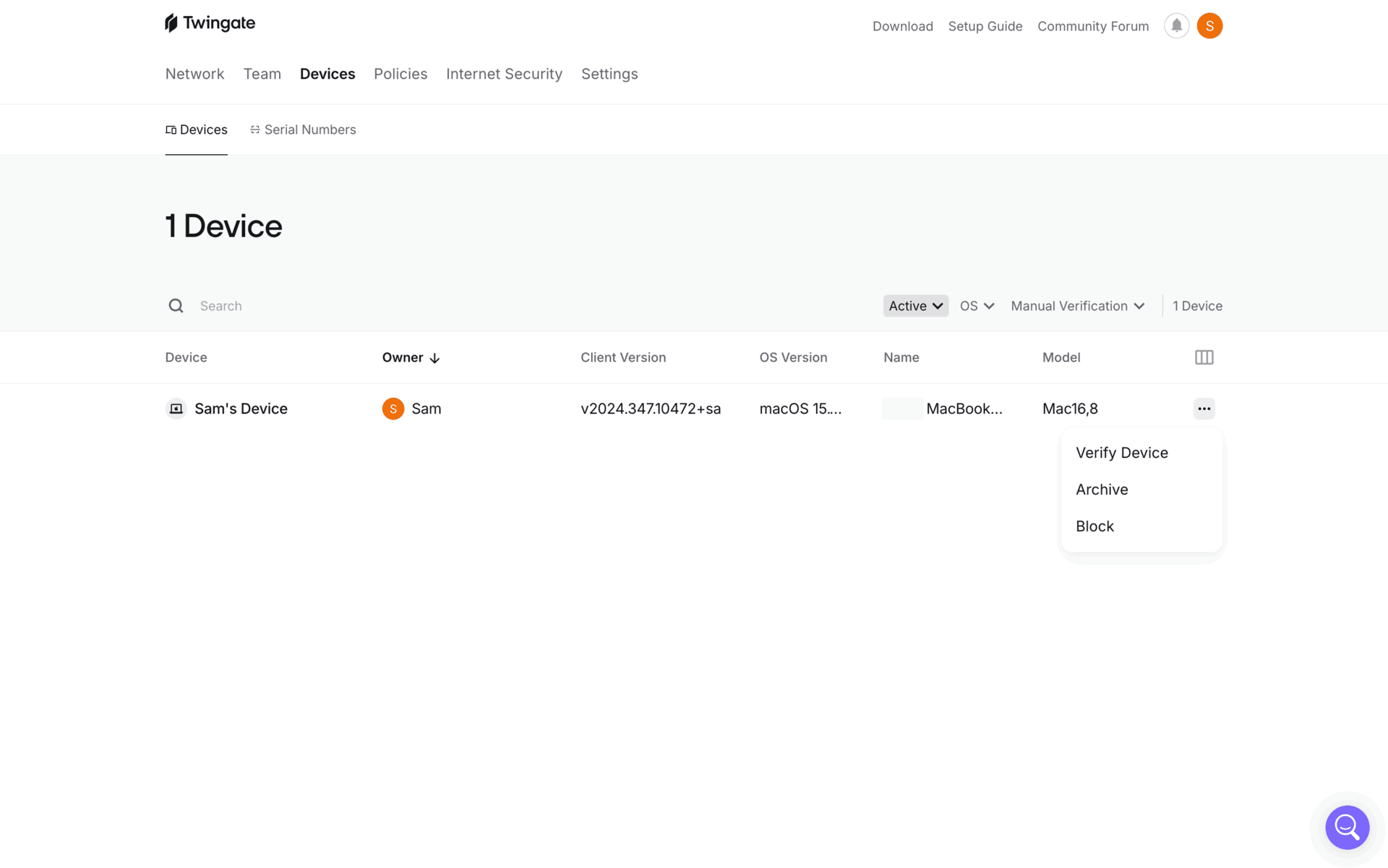 Twingate Web Developer Tools interface screenshot 24