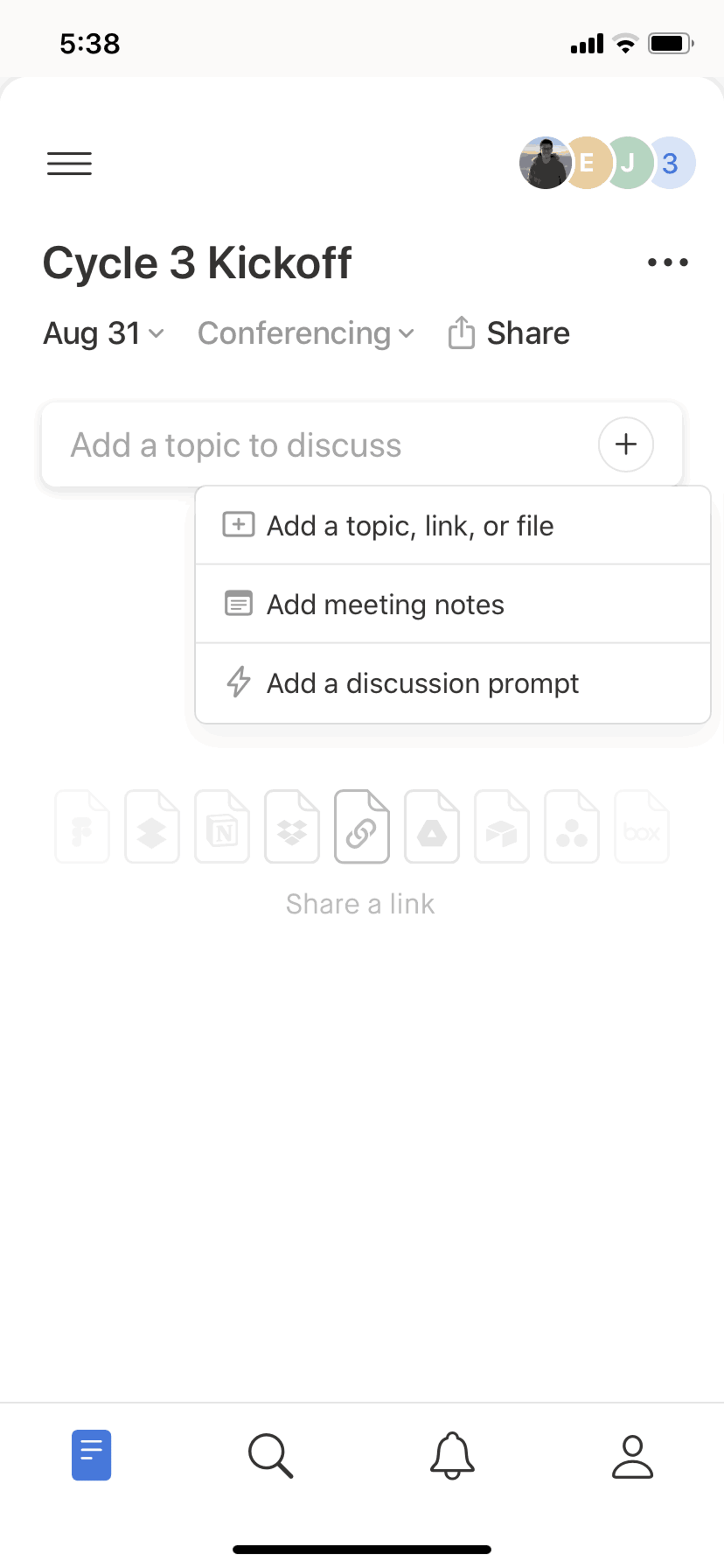Navigator iOS Productivity interface screenshot 24