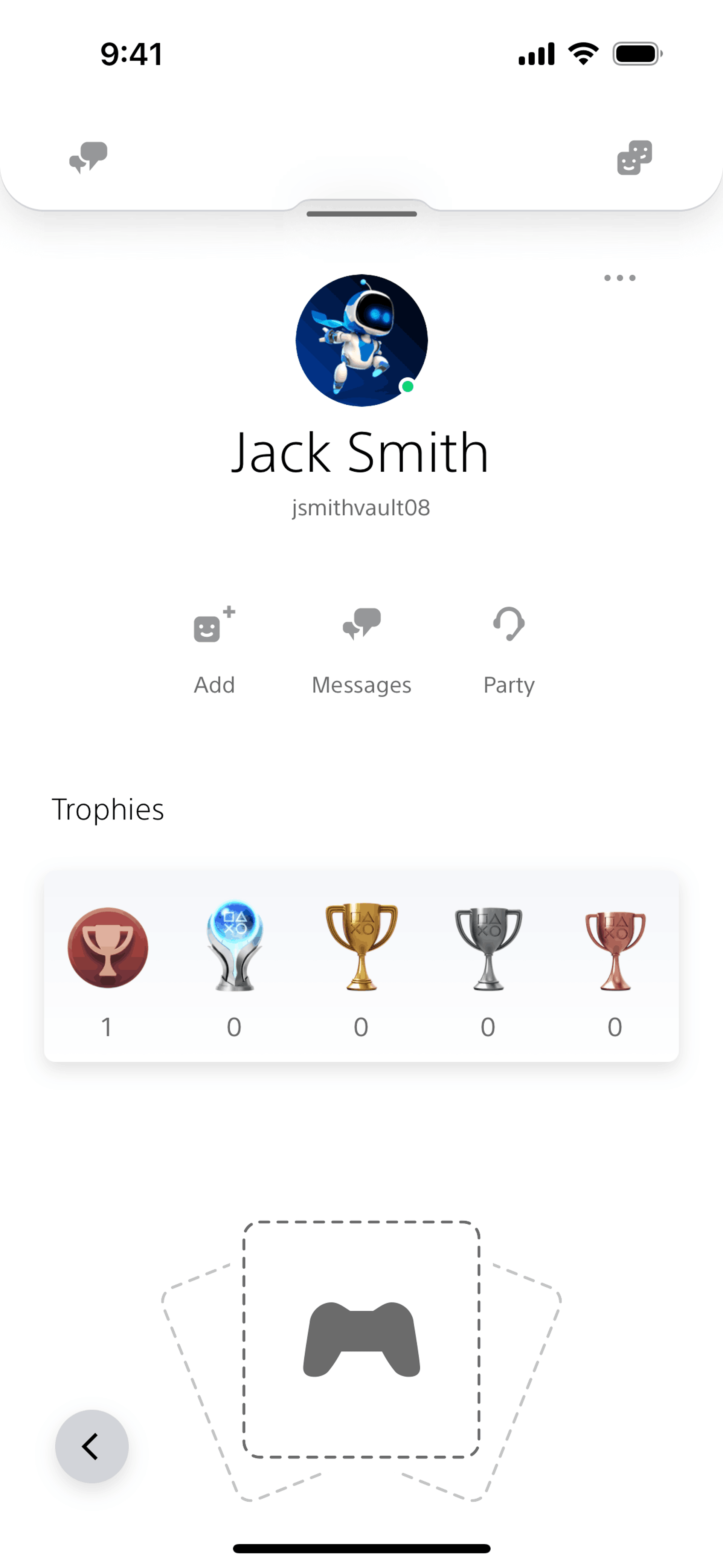 PlayStation App iOS Entertainment interface screenshot 9
