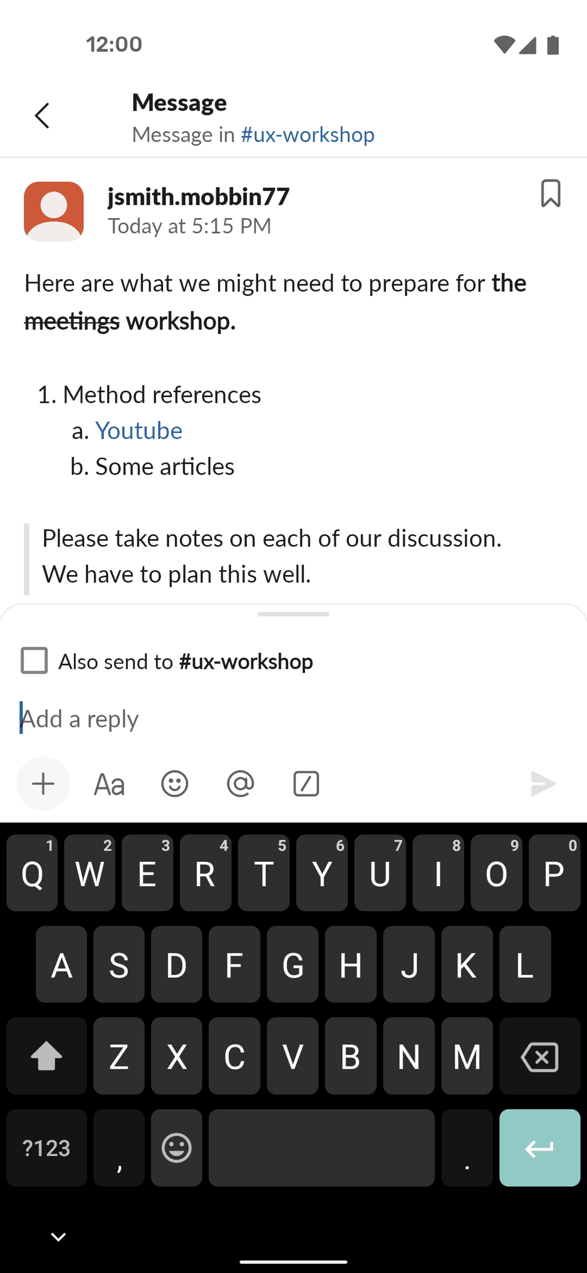 Slack Android Business interface screenshot 18