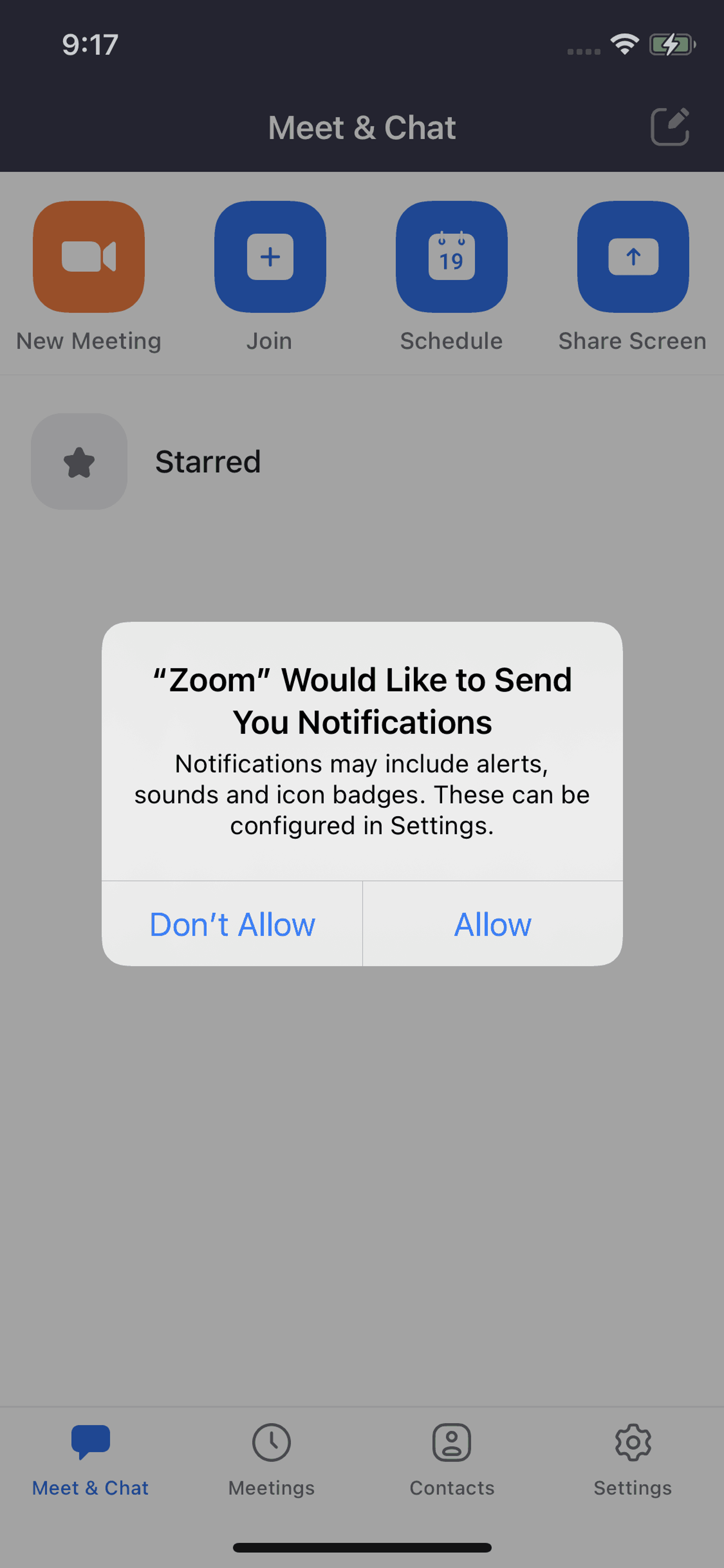 Zoom iOS Business interface screenshot 8