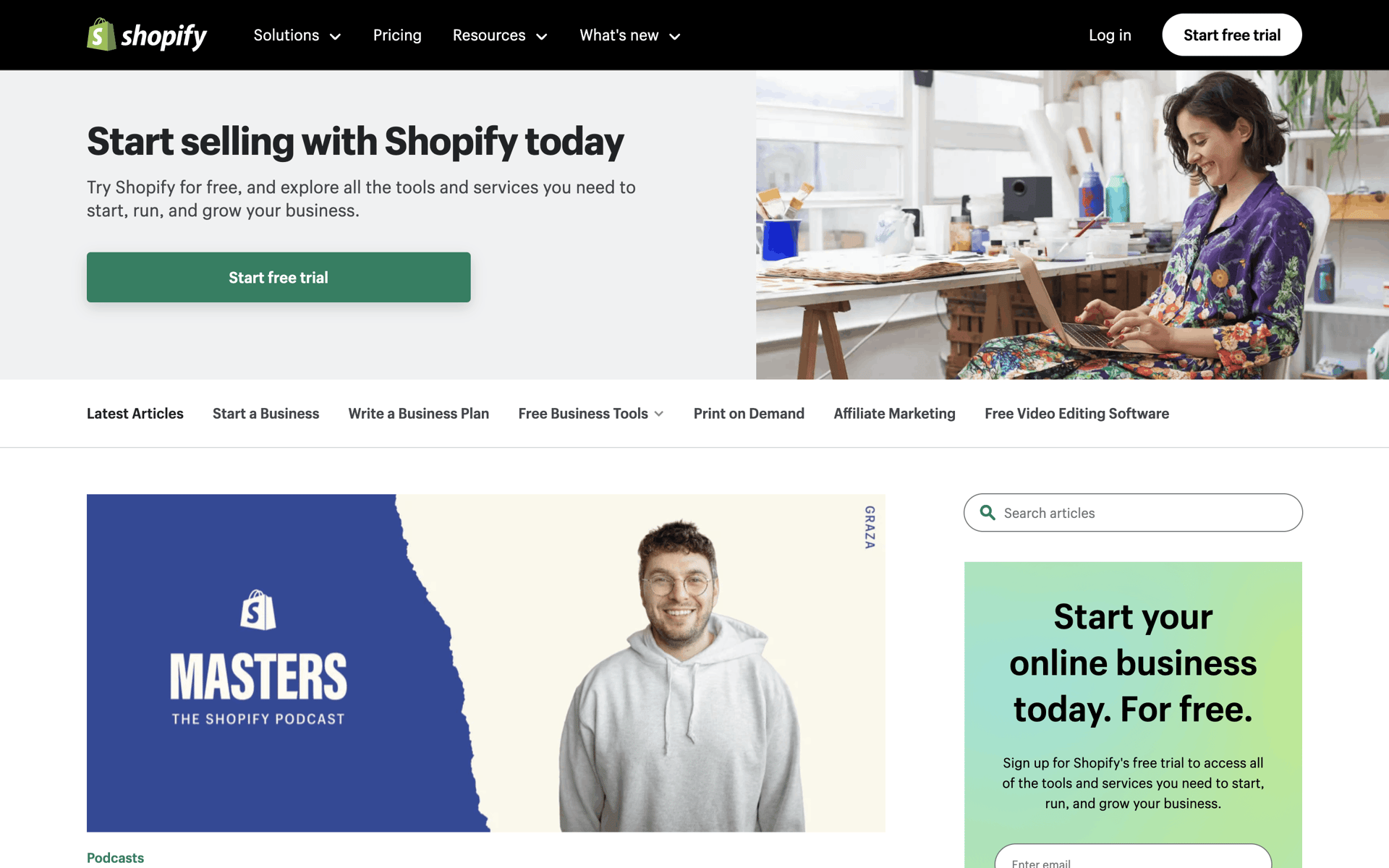 Shopify Web Business interface screenshot 11