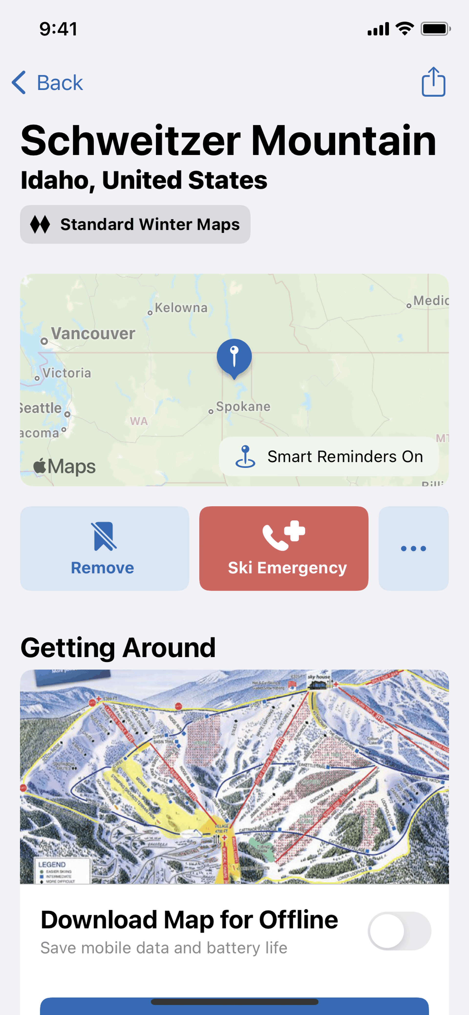 Slopes iOS Sports interface screenshot 14