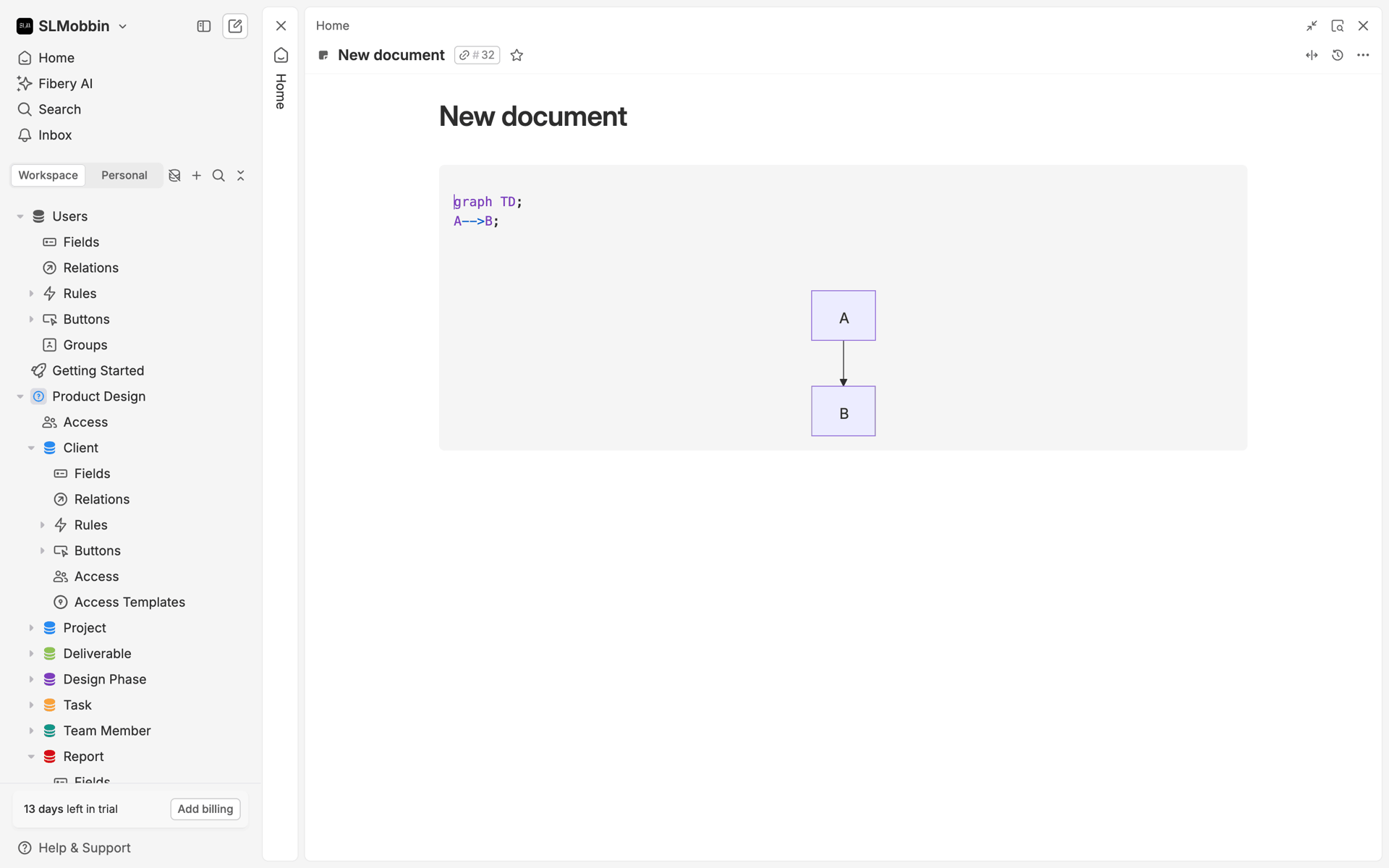 Fibery Web Productivity interface screenshot 3