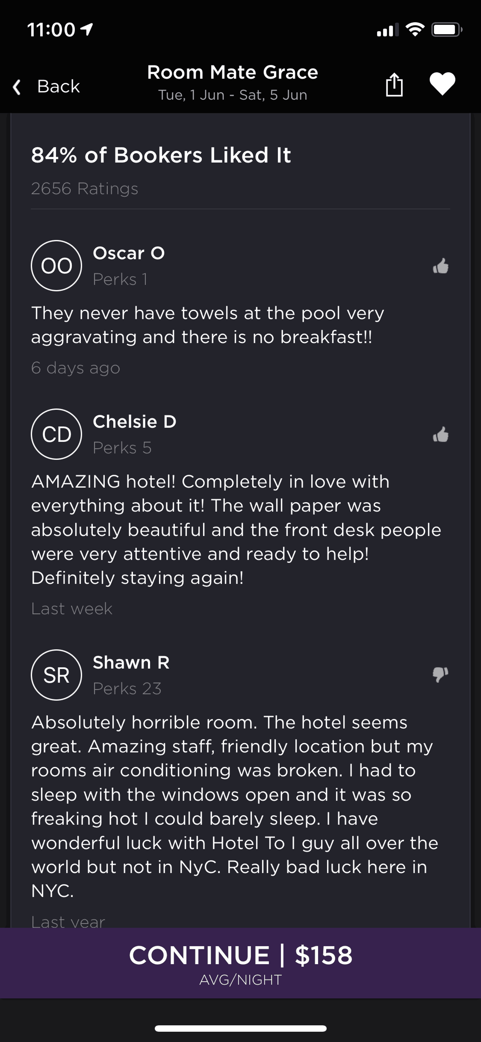 HotelTonight iOS Travel & Transportation interface screenshot 21