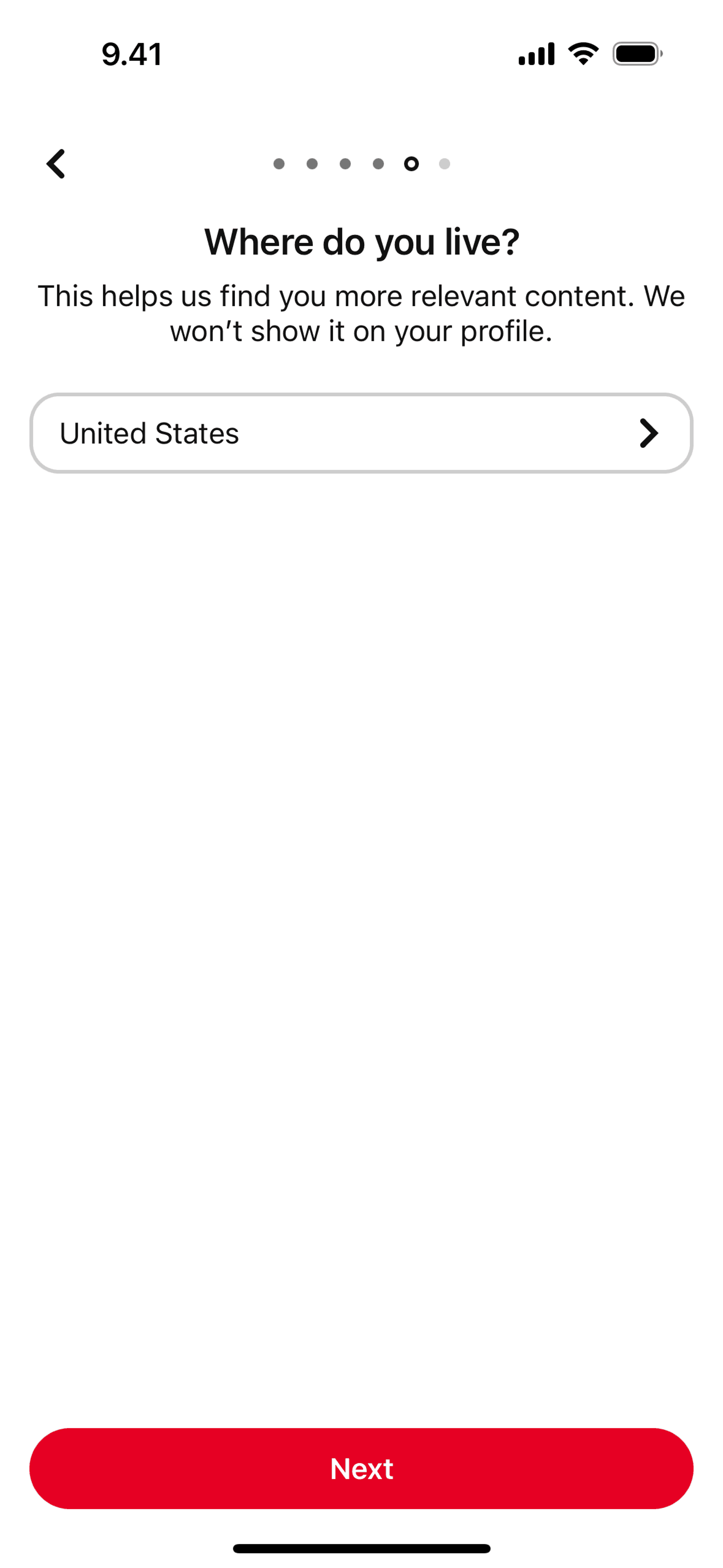 Pinterest iOS Photo & Video interface screenshot 15