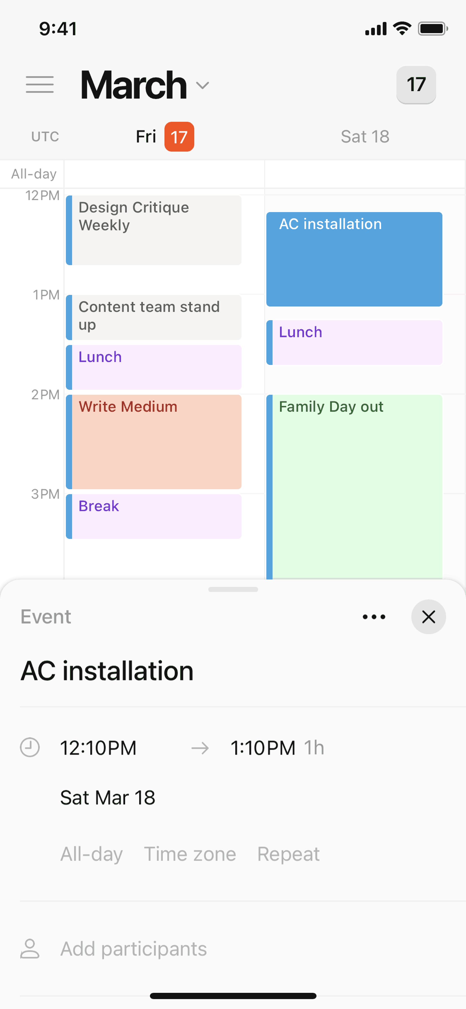 Cron Calendar iOS Productivity interface screenshot 11