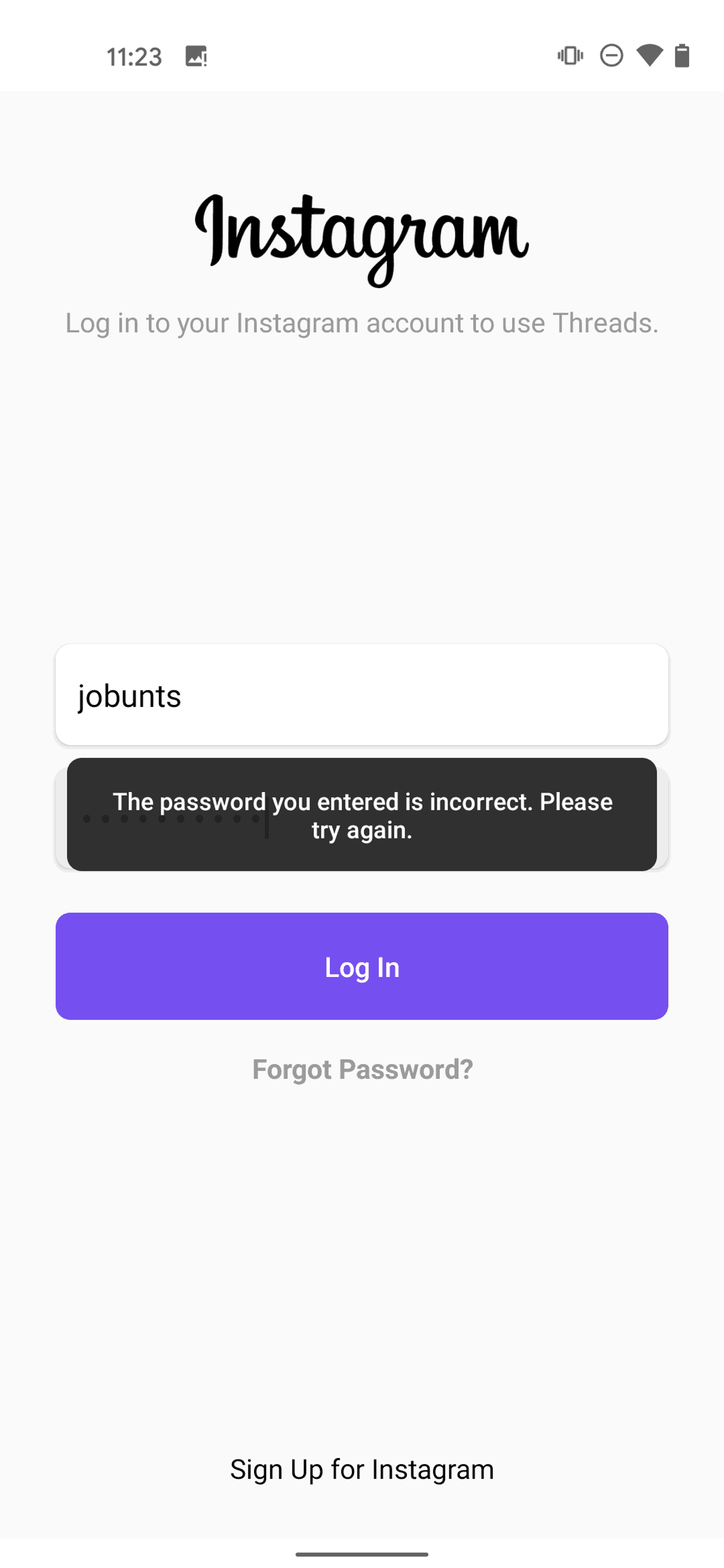 Threads Android Social Networking interface screenshot 8