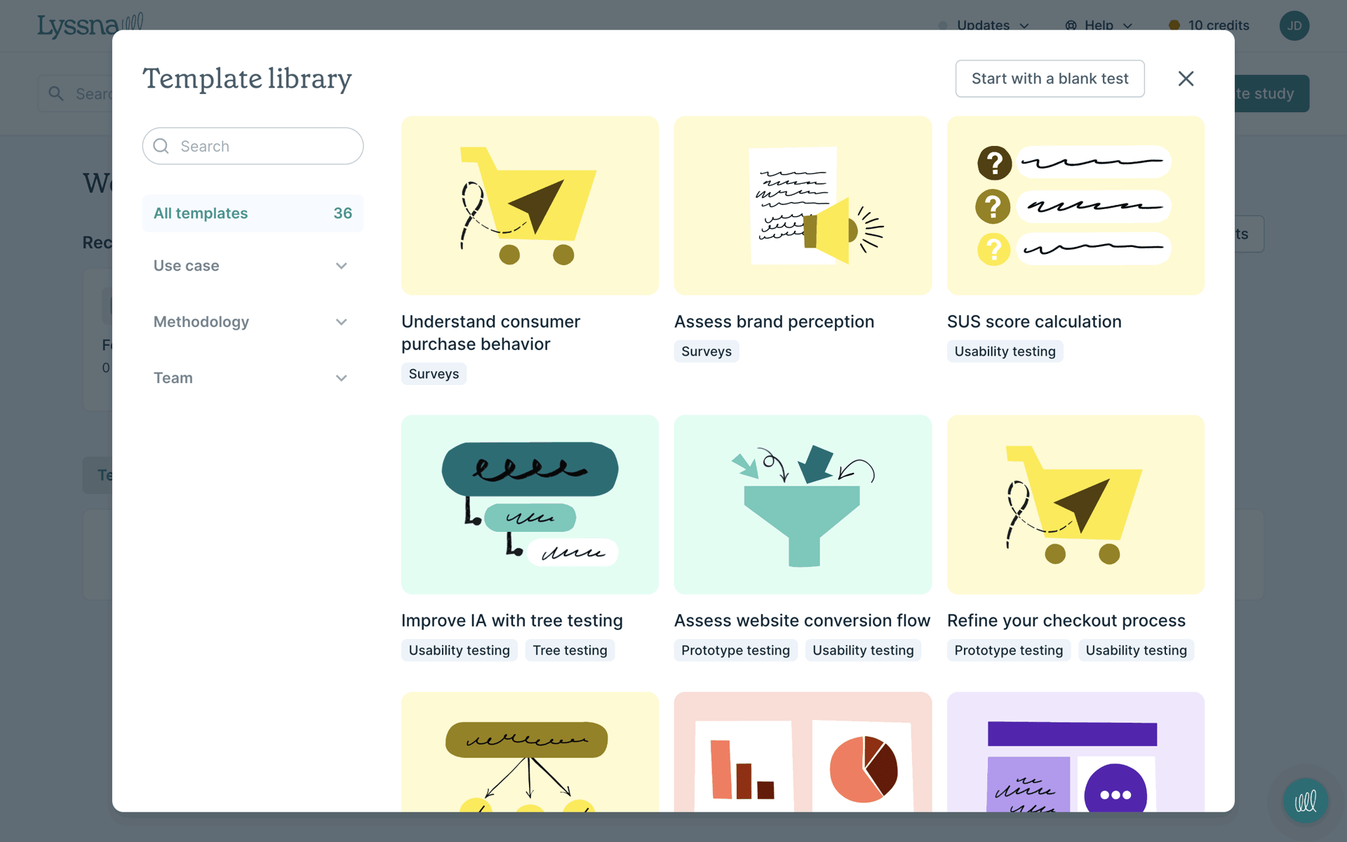 Lyssna Web Business interface screenshot 19