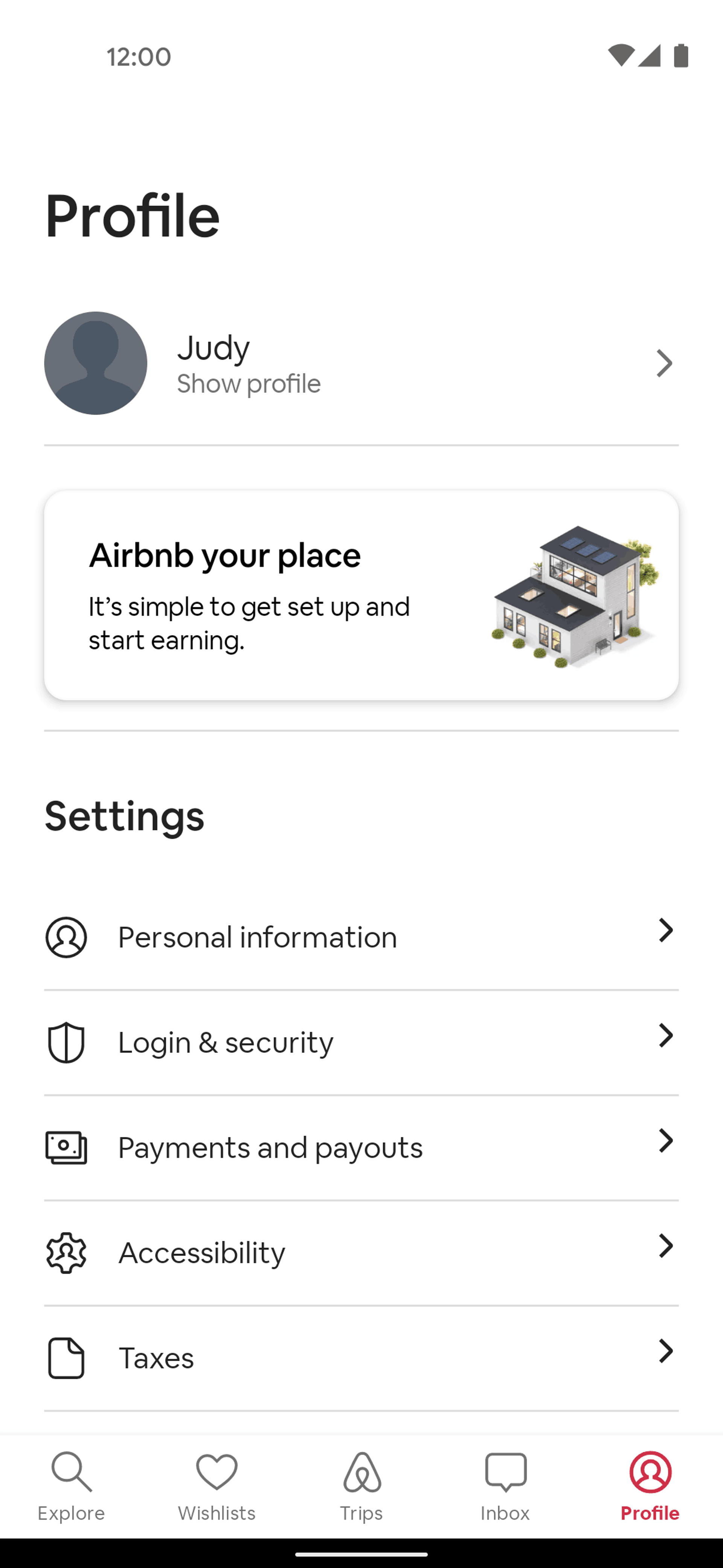 Airbnb Android Real Estate interface screenshot 5
