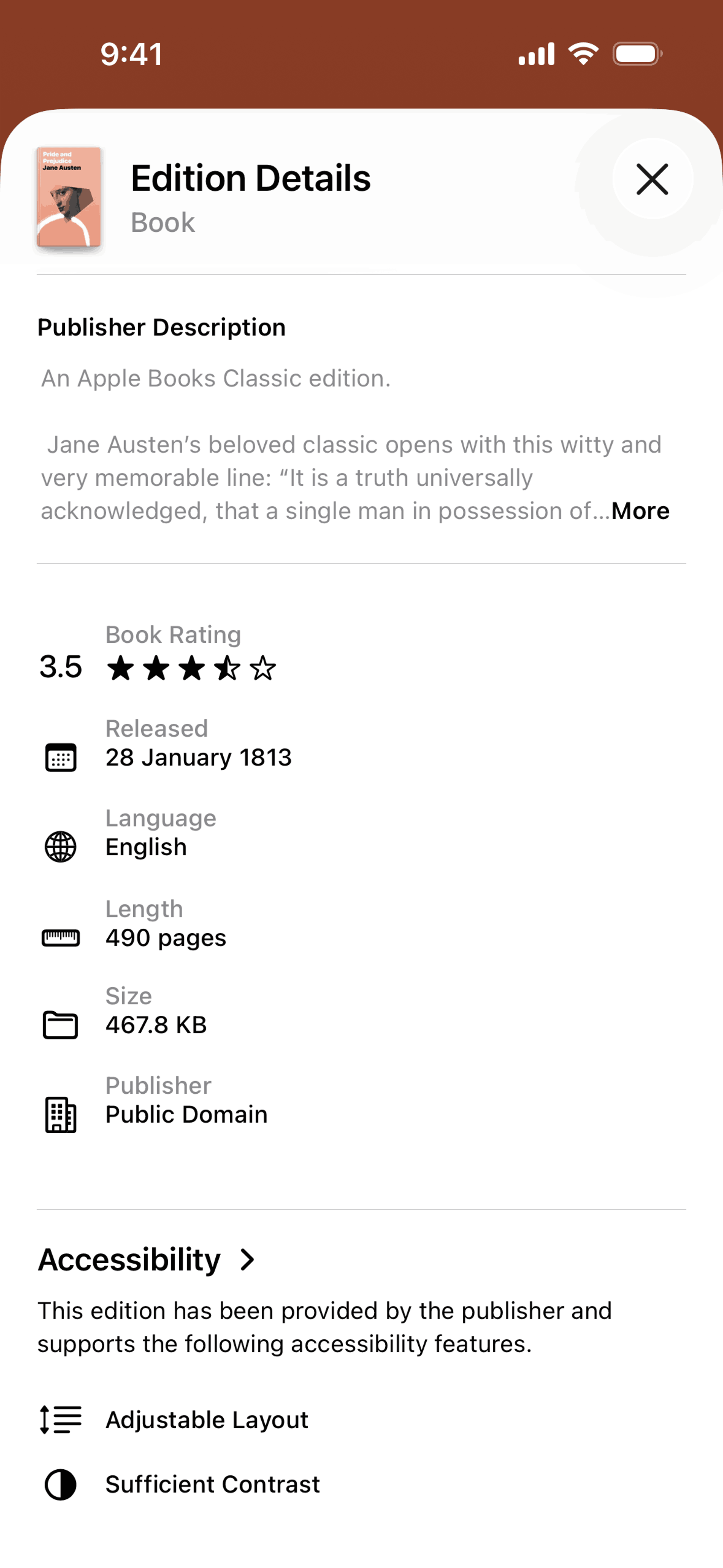 Apple Books iOS Education interface screenshot 8