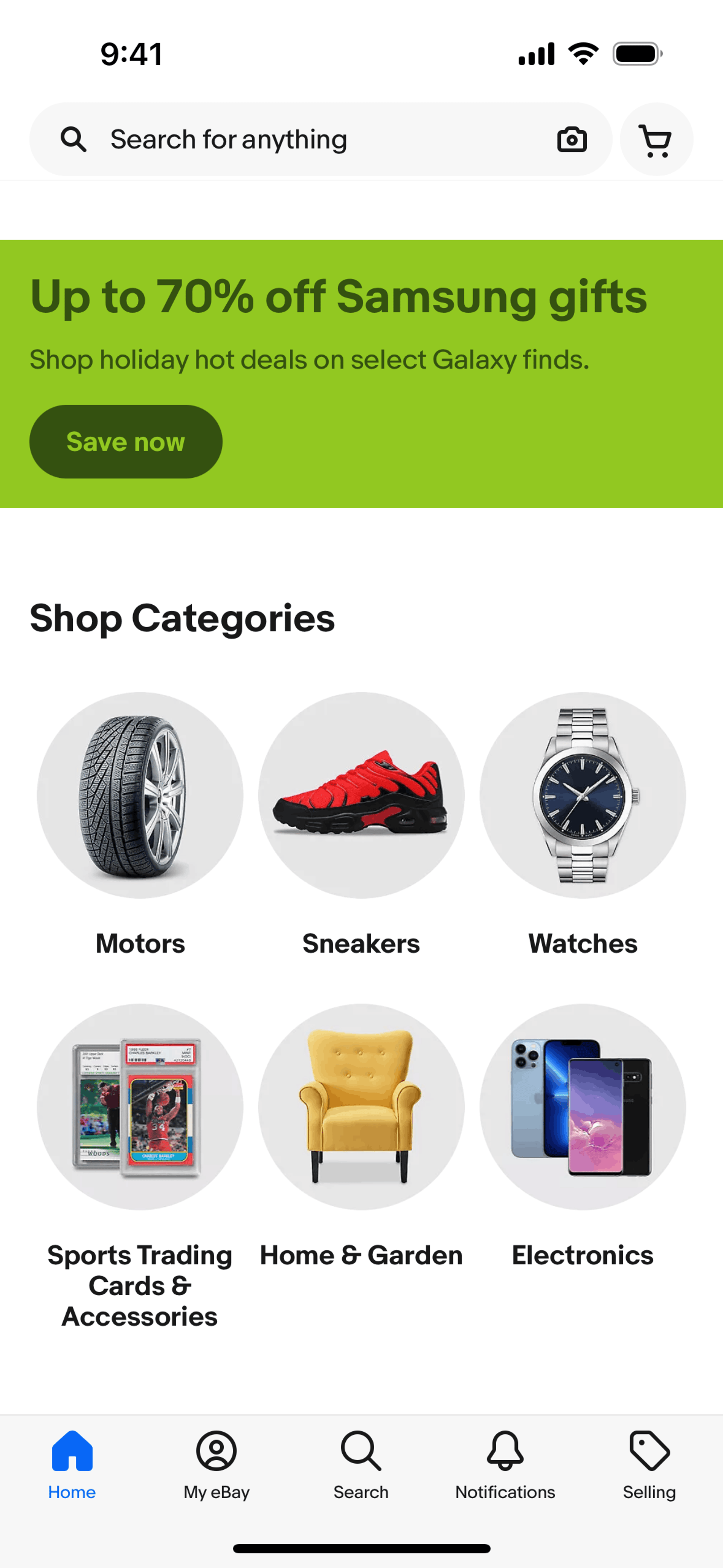 eBay iOS Shopping interface screenshot 13