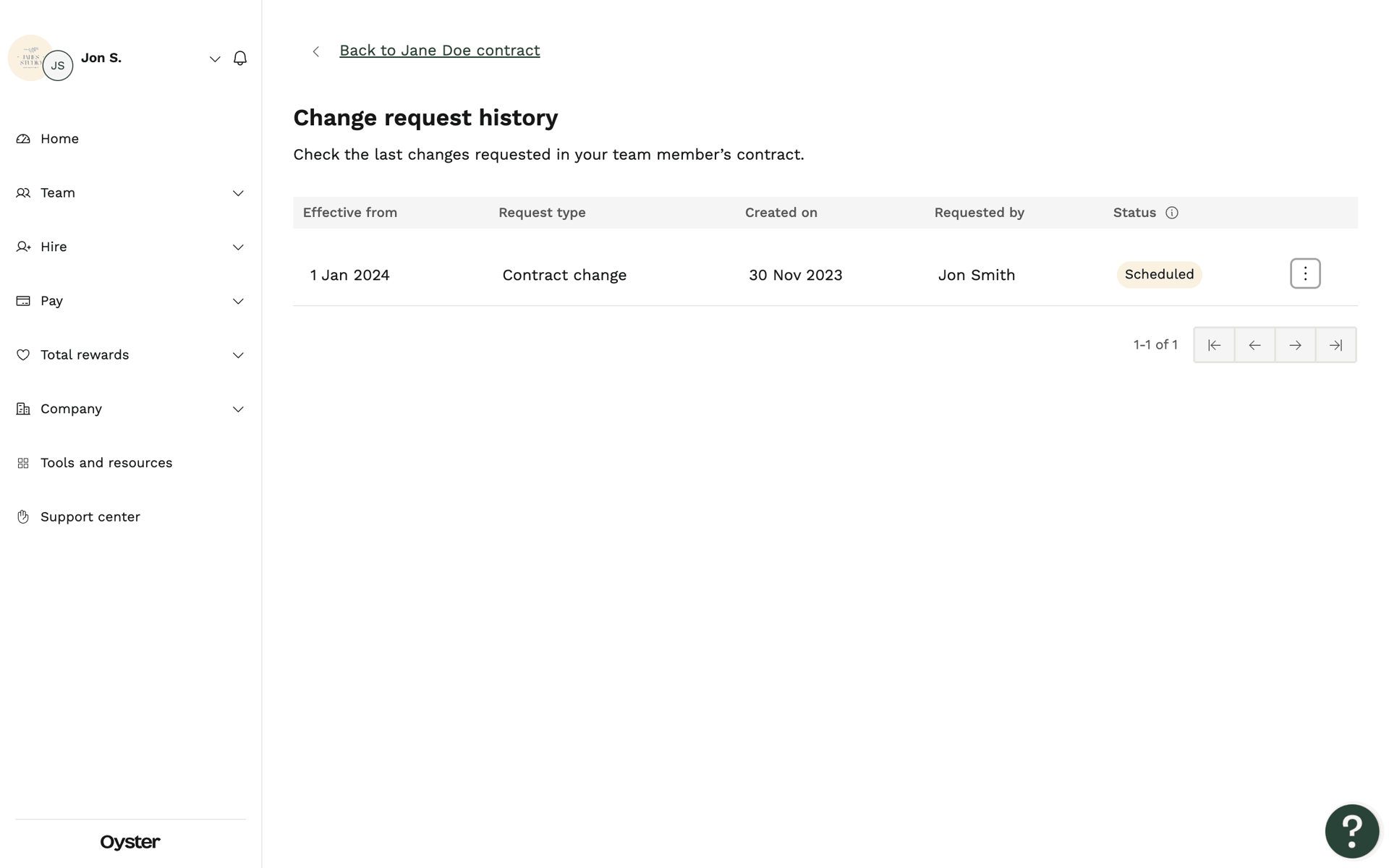 Oyster Web Business interface screenshot 16
