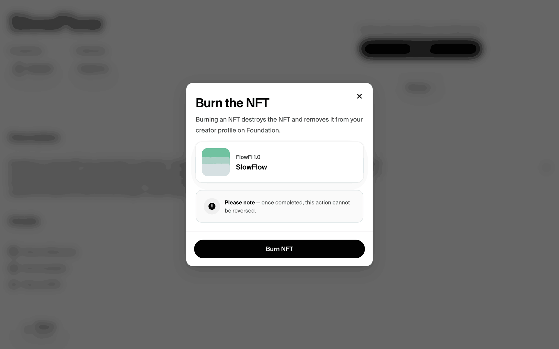 Foundation Web Crypto & Web3 interface screenshot 14