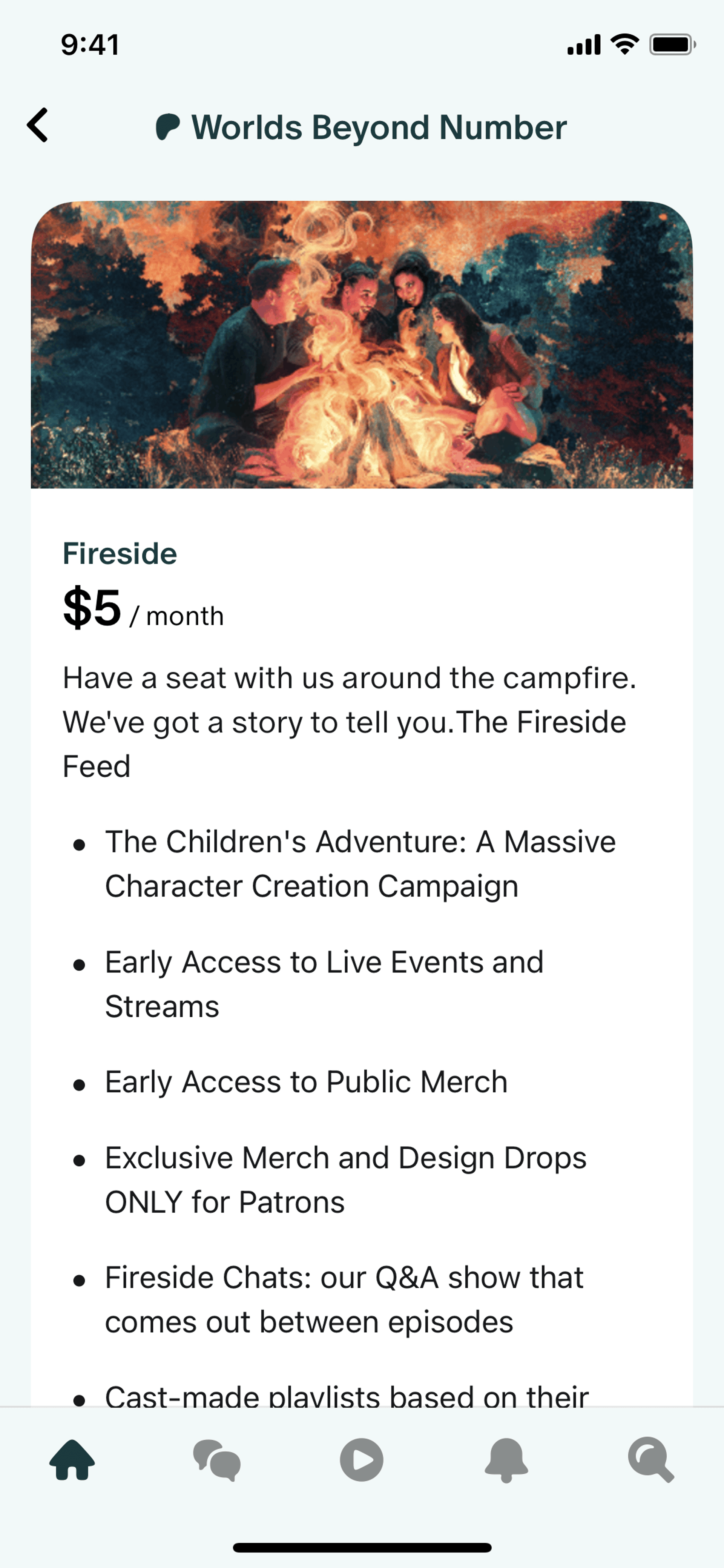 Patreon iOS Social Networking interface screenshot 14