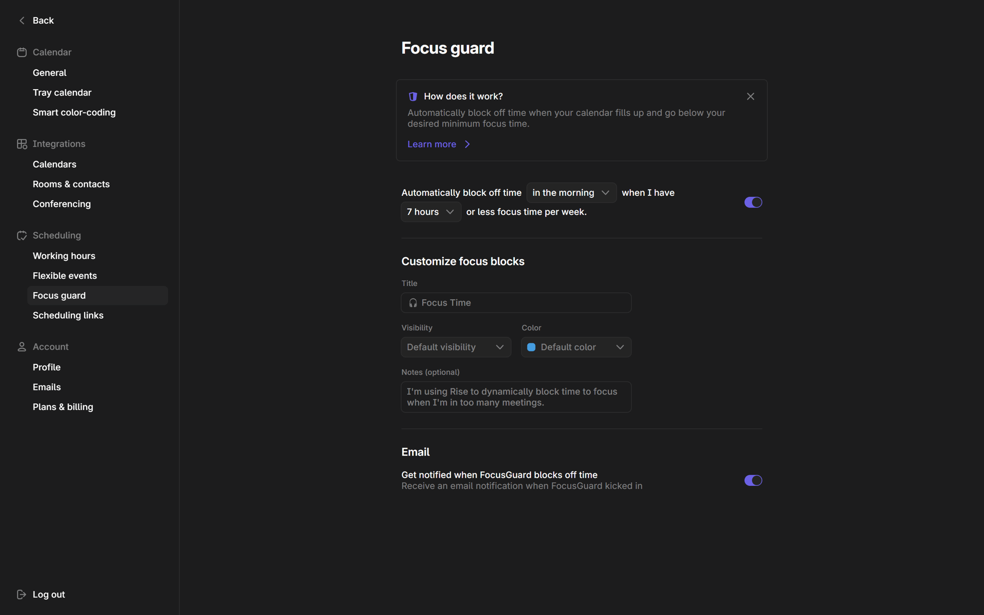 Rise Web Collaboration interface screenshot 7