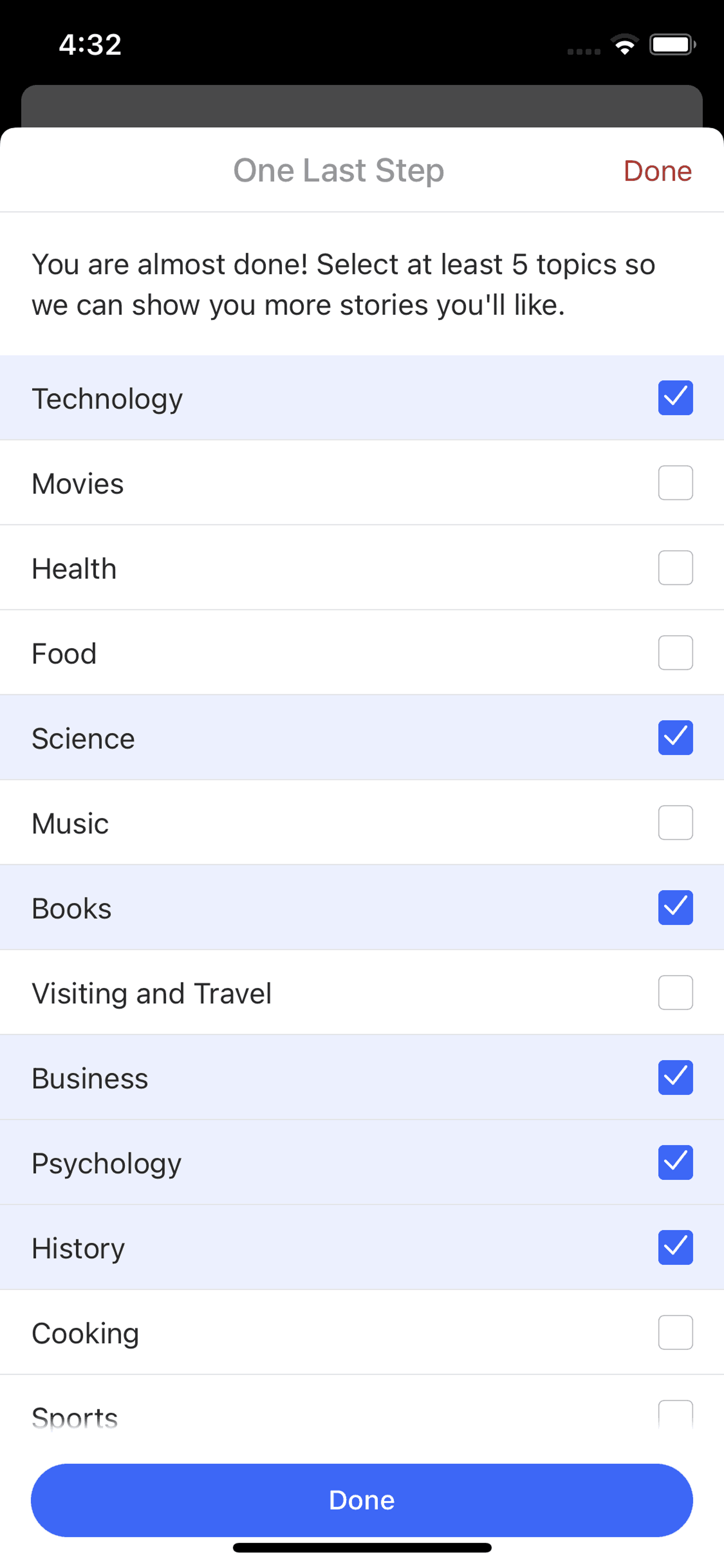 Quora iOS Social Networking interface screenshot 7