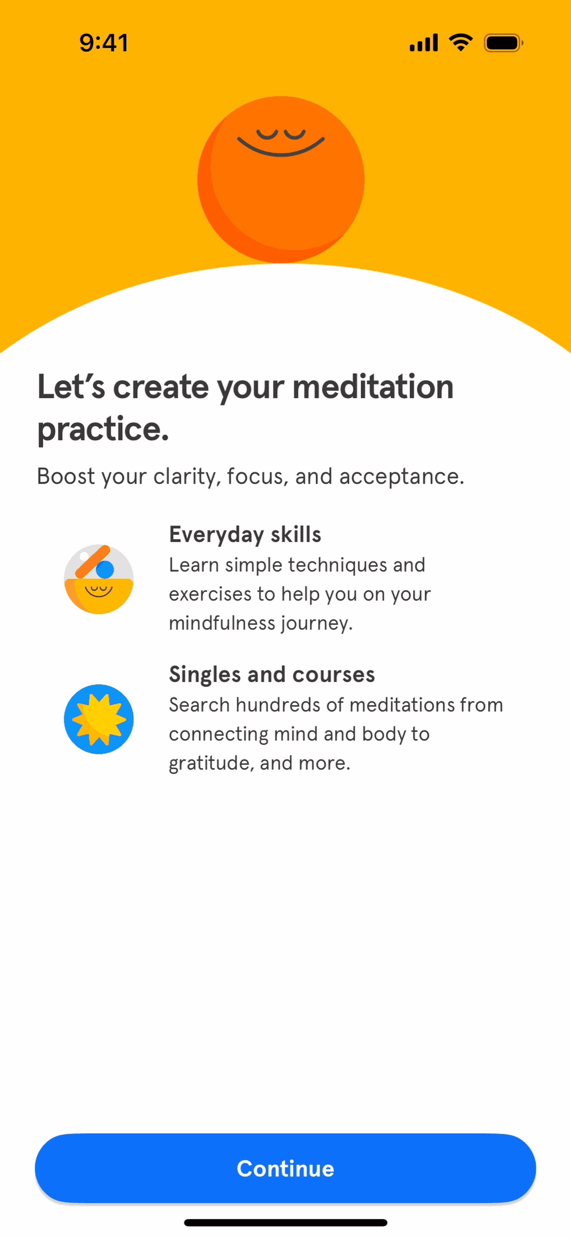 Headspace iOS Health & Fitness interface screenshot 24