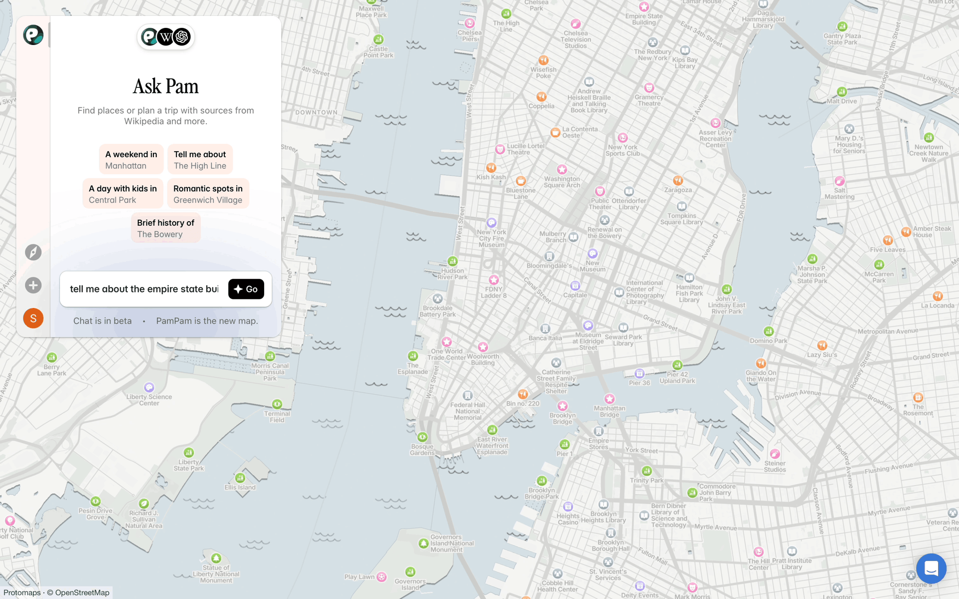 PamPam Web AI interface screenshot 5
