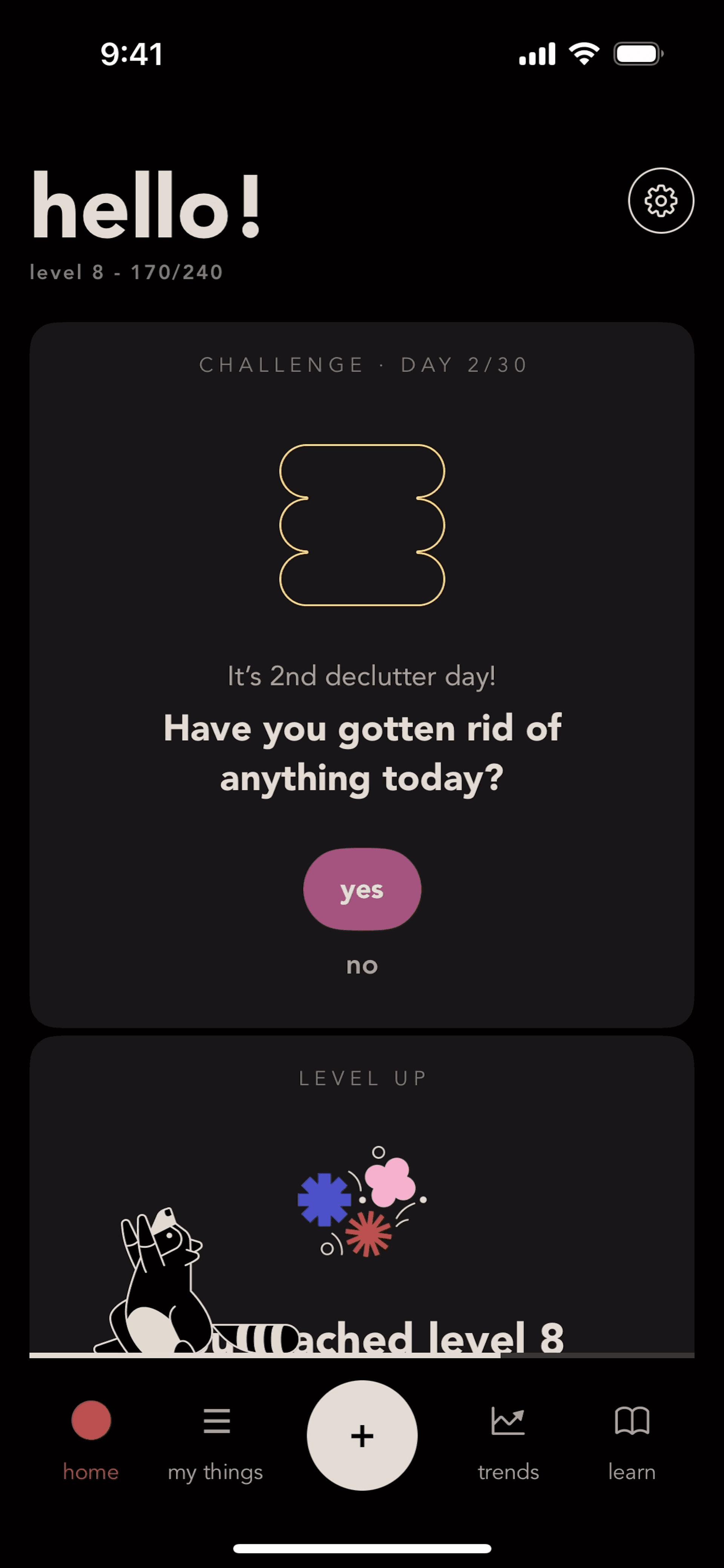 bless. iOS Health & Fitness interface screenshot 12