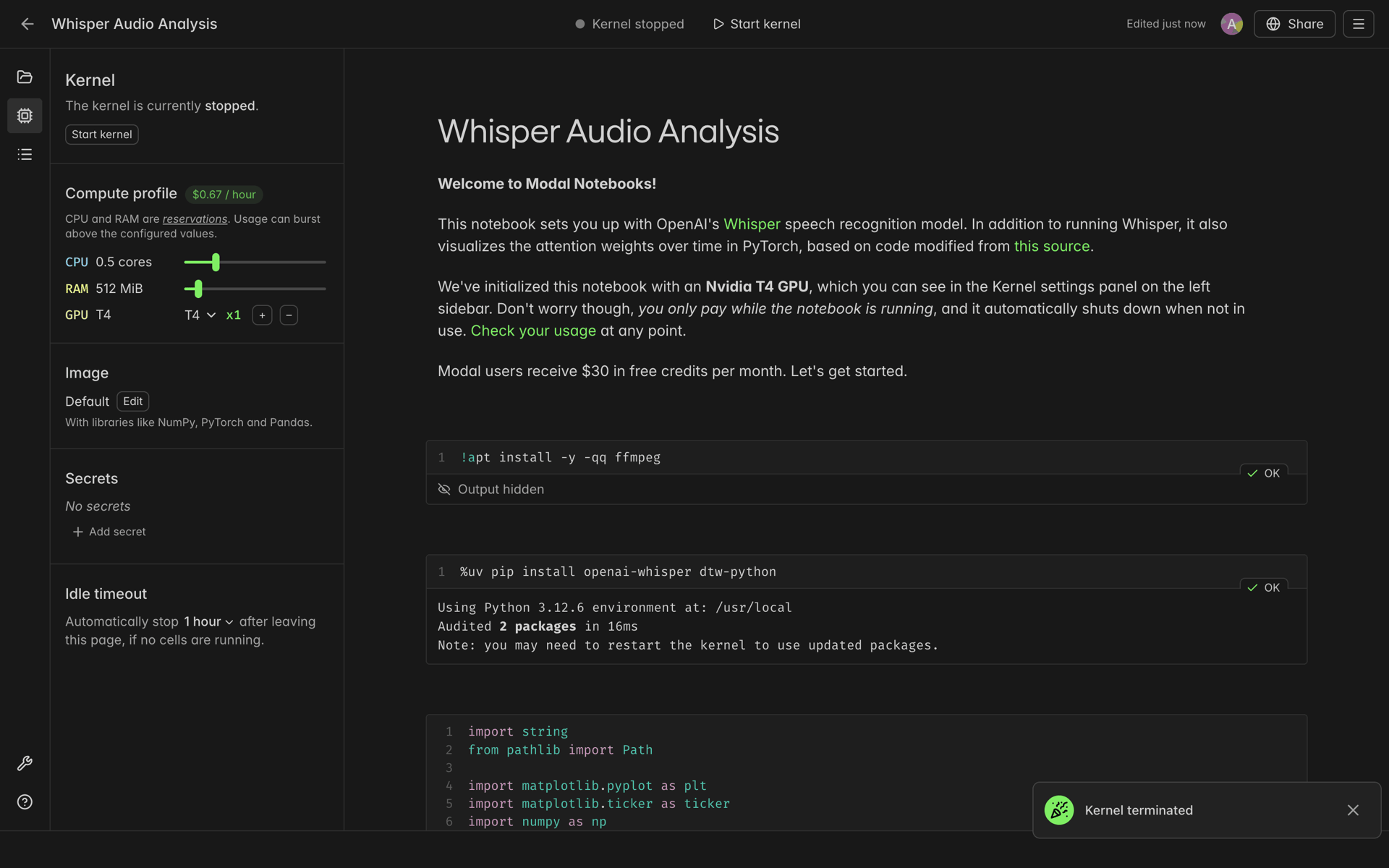 Modal Web Developer Tools interface screenshot 2