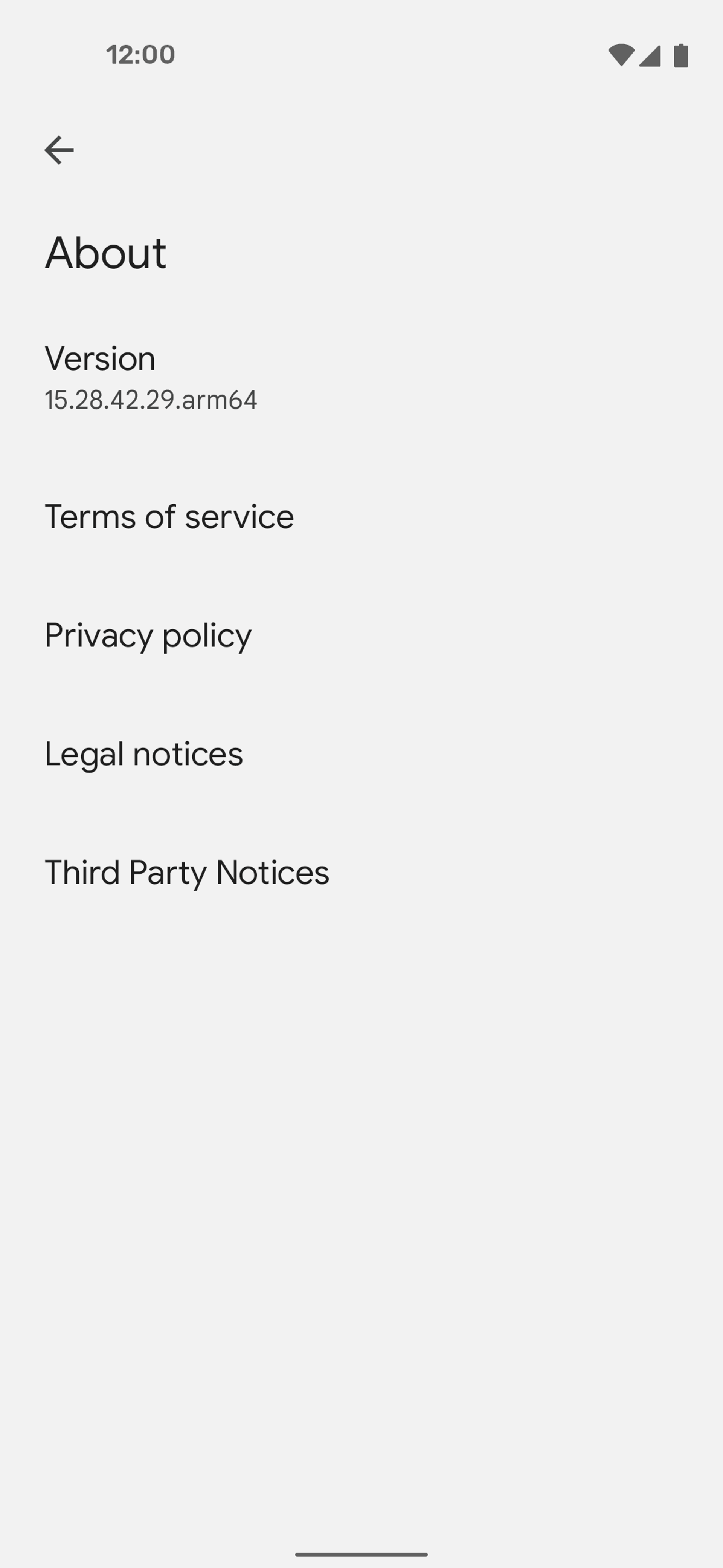 Google Android Utilities interface screenshot 21