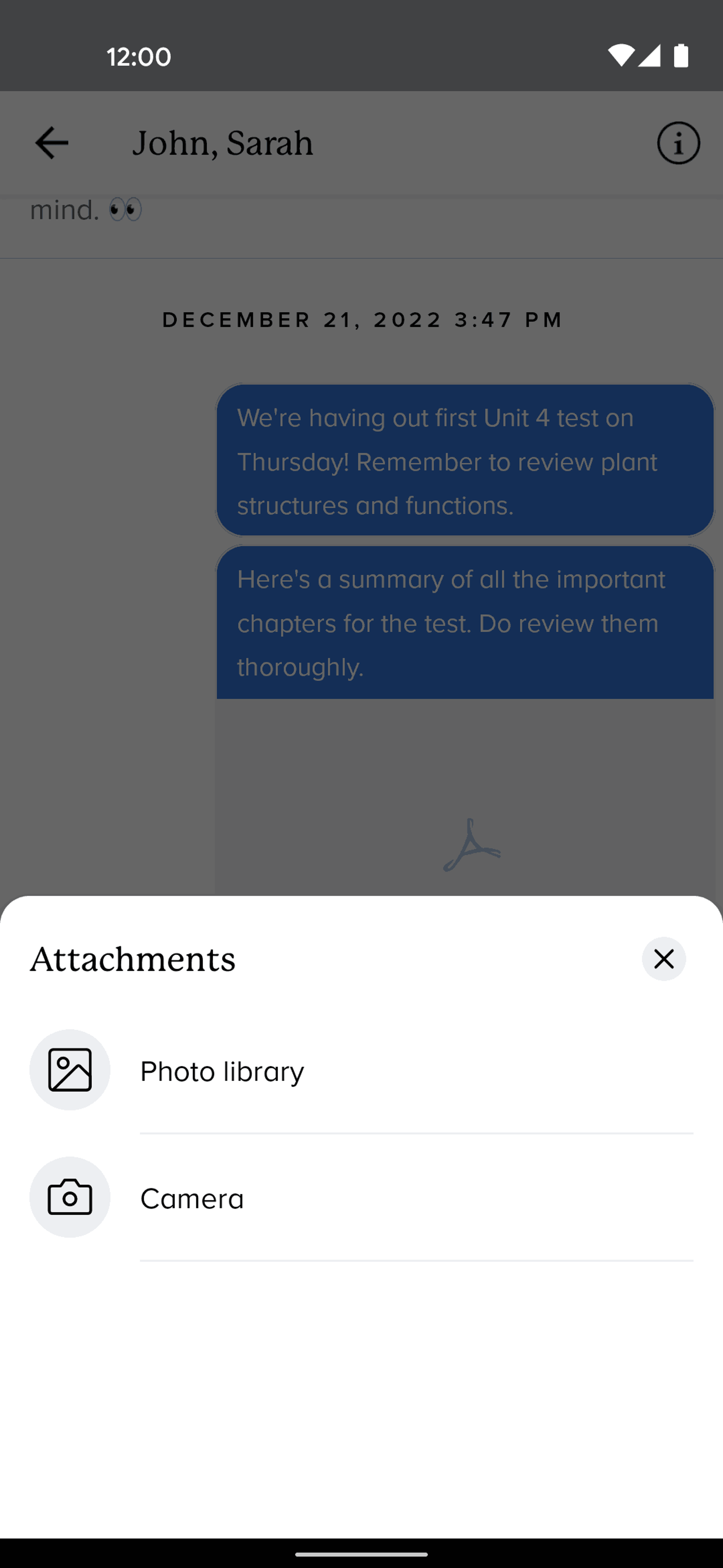 Remind Android Education interface screenshot 23