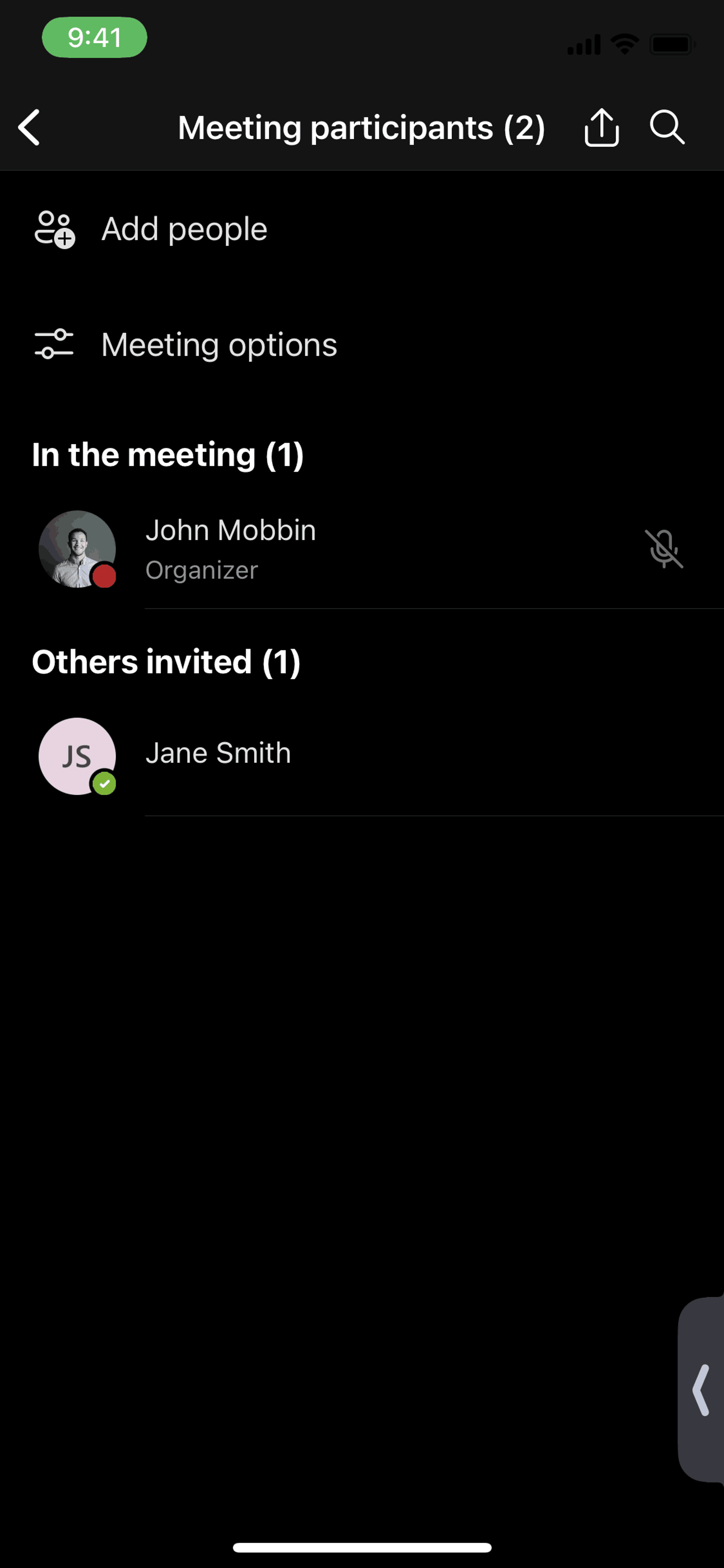 Microsoft Teams iOS Business interface screenshot 19