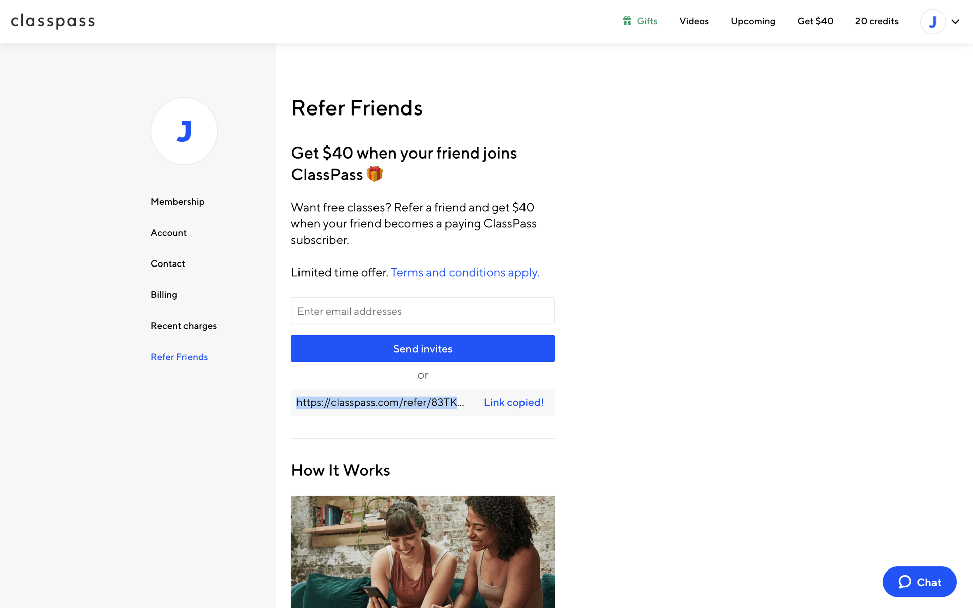 ClassPass Web Health & Fitness interface screenshot 24