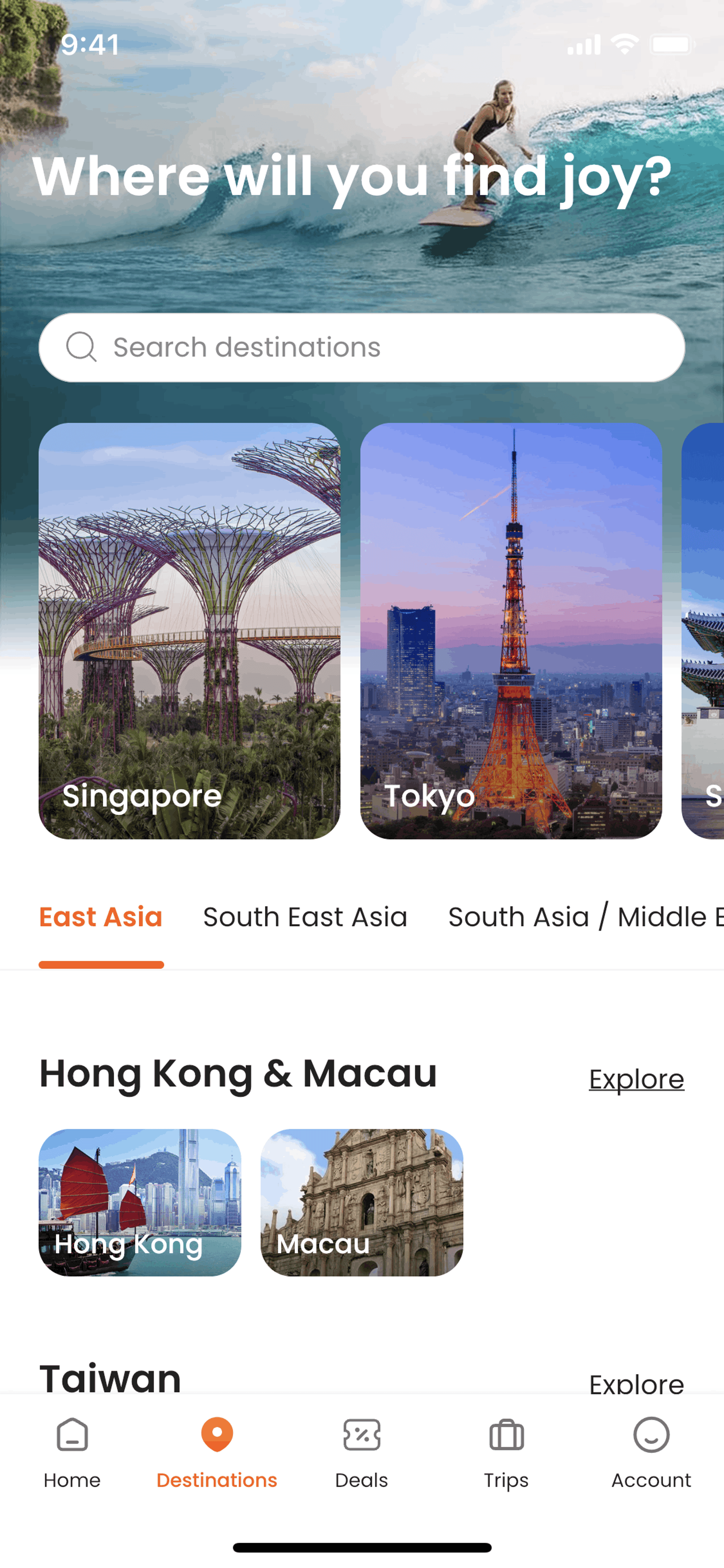 Klook iOS Travel & Transportation interface screenshot 3