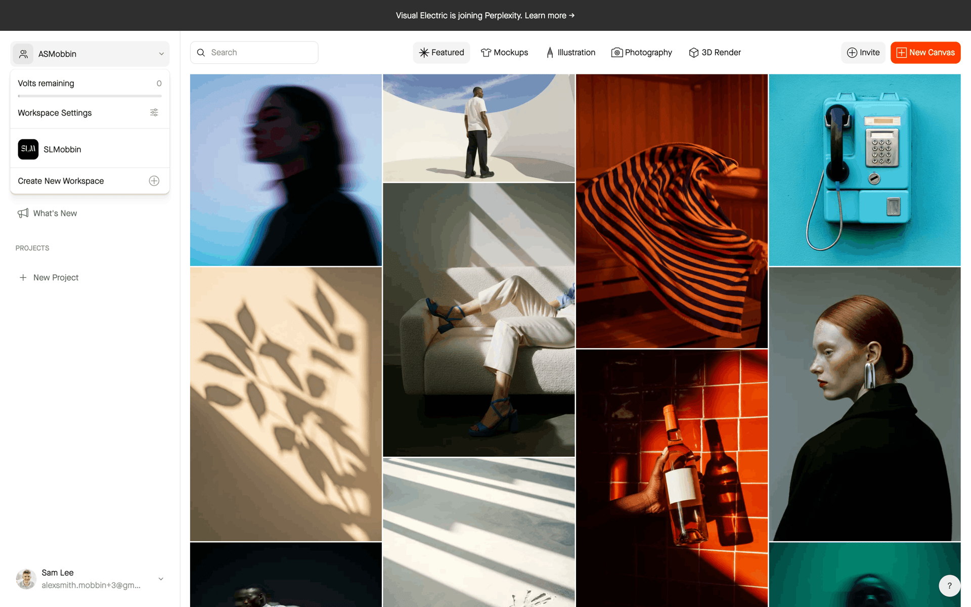 Visual Electric Web AI interface screenshot 5