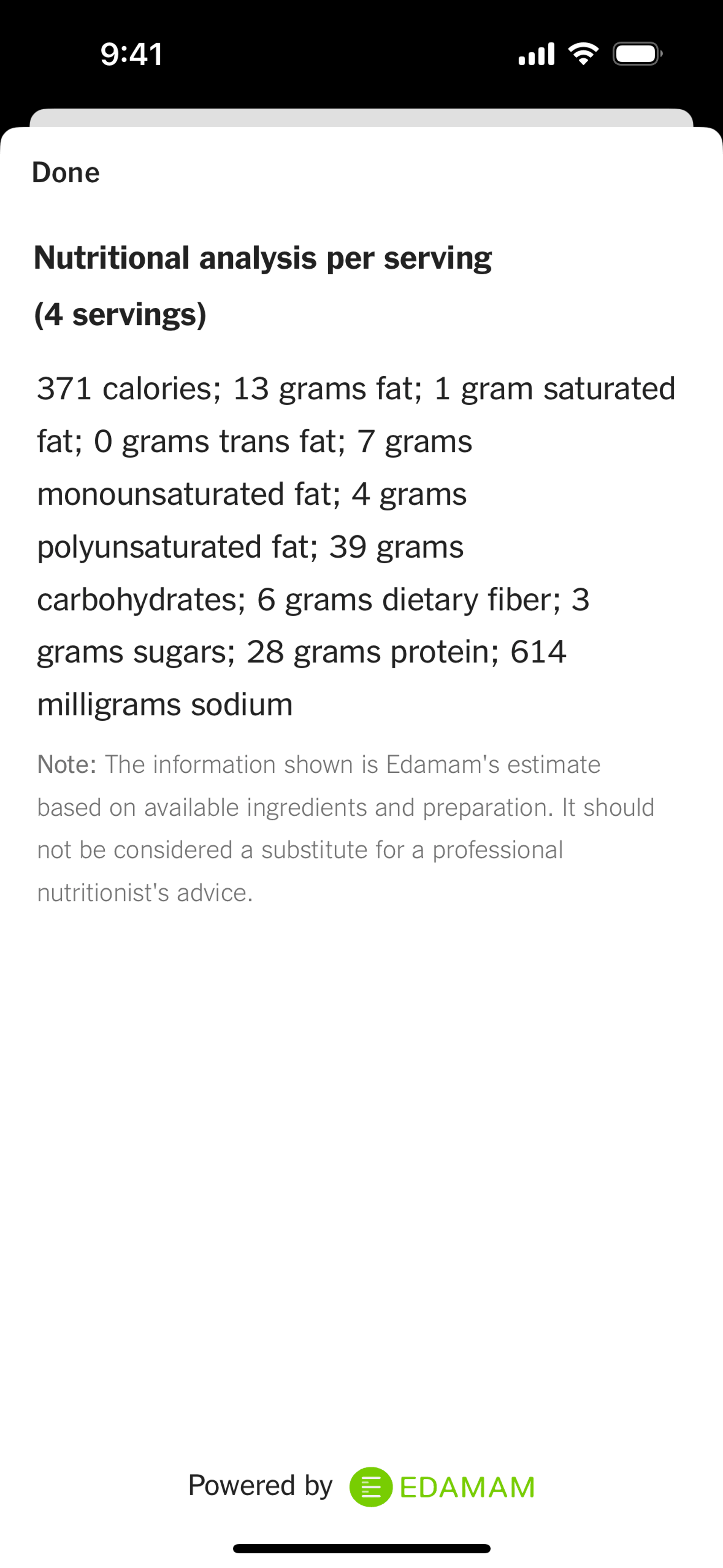 NYT Cooking iOS Food & Drink interface screenshot 22