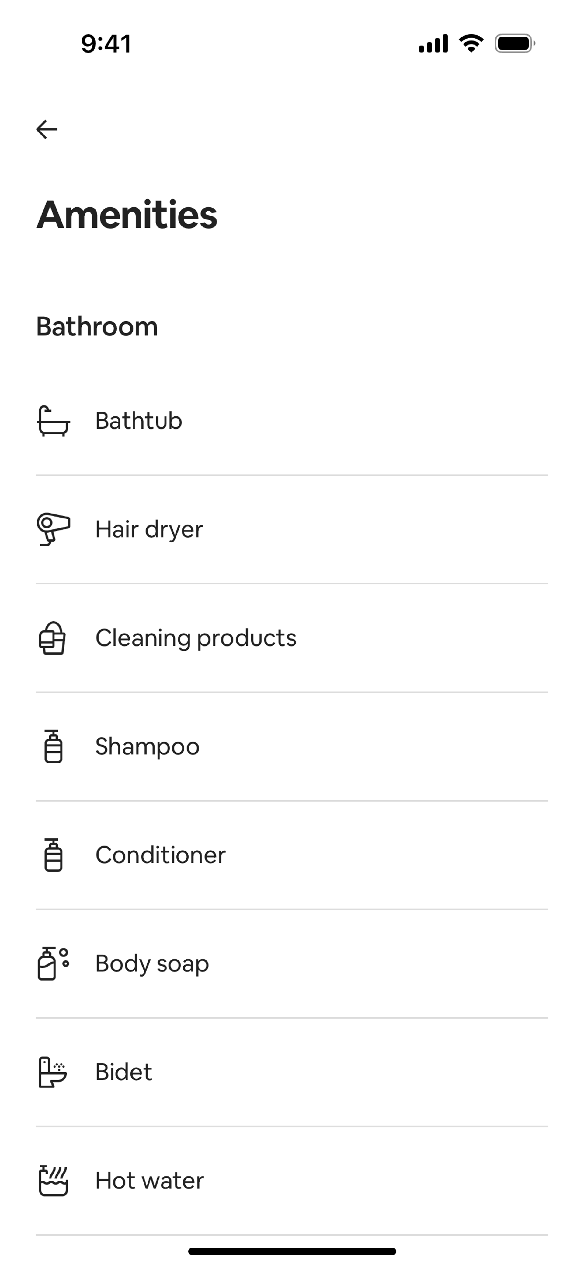 Airbnb iOS Real Estate interface screenshot 11