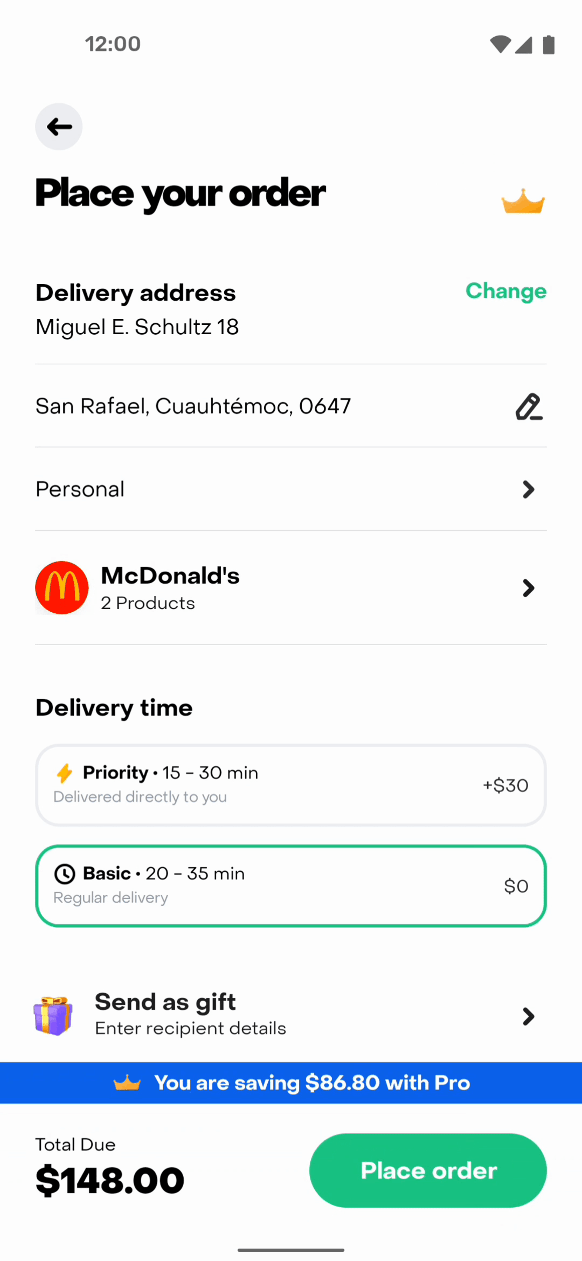 Rappi Android Food & Drink interface screenshot 14