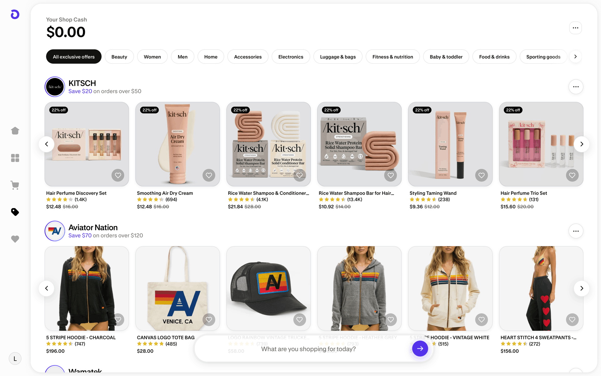 Shop Web AI interface screenshot 4