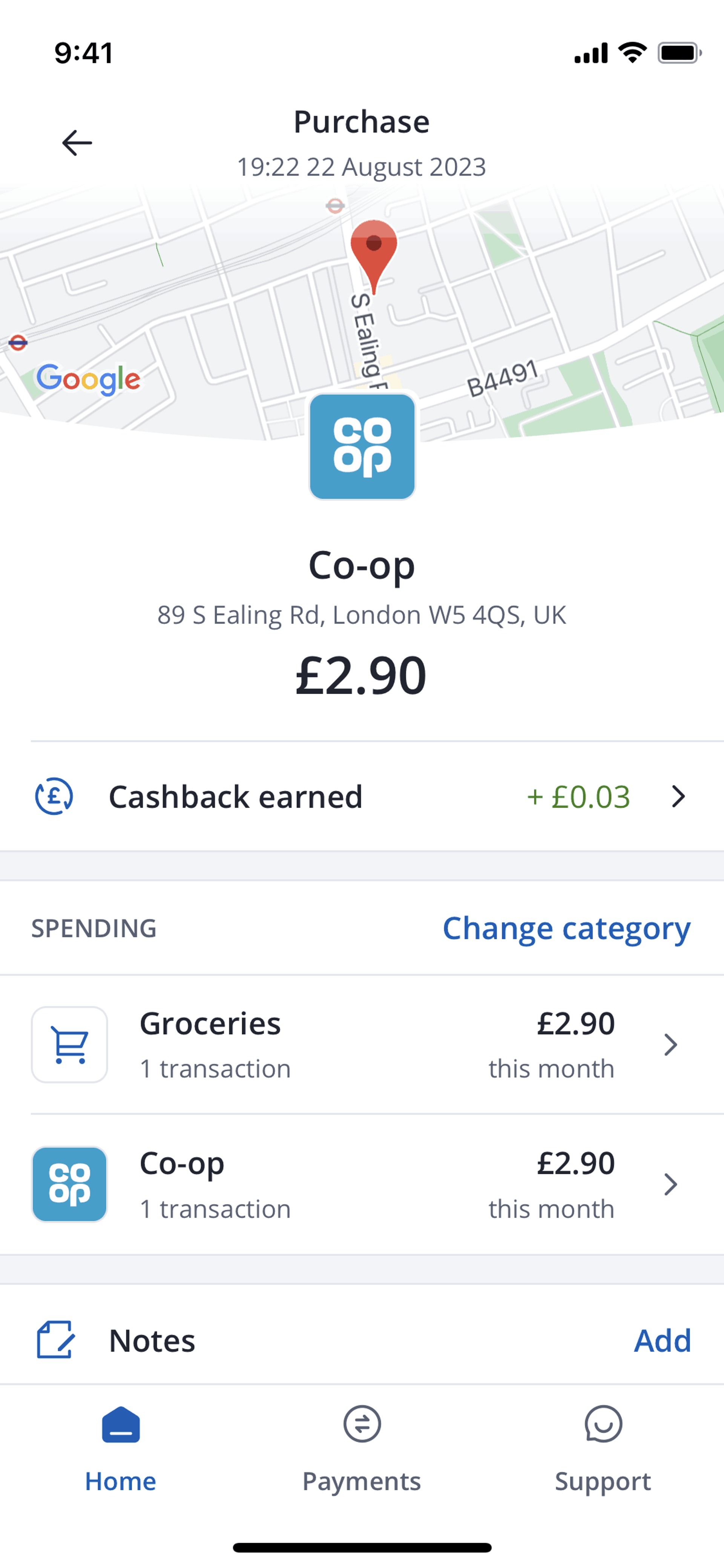 Chase UK iOS Finance interface screenshot 10