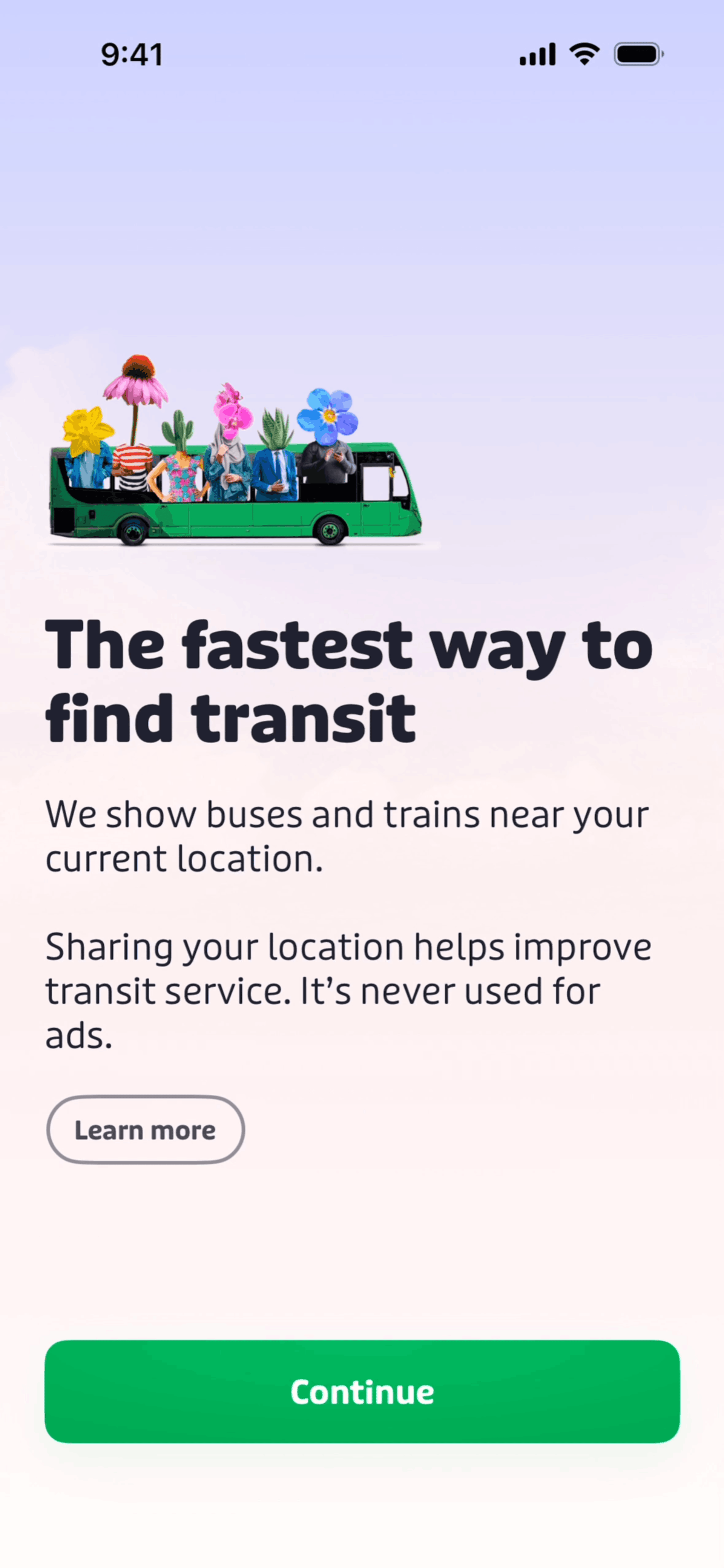 Transit iOS Maps & Navigation interface screenshot 4