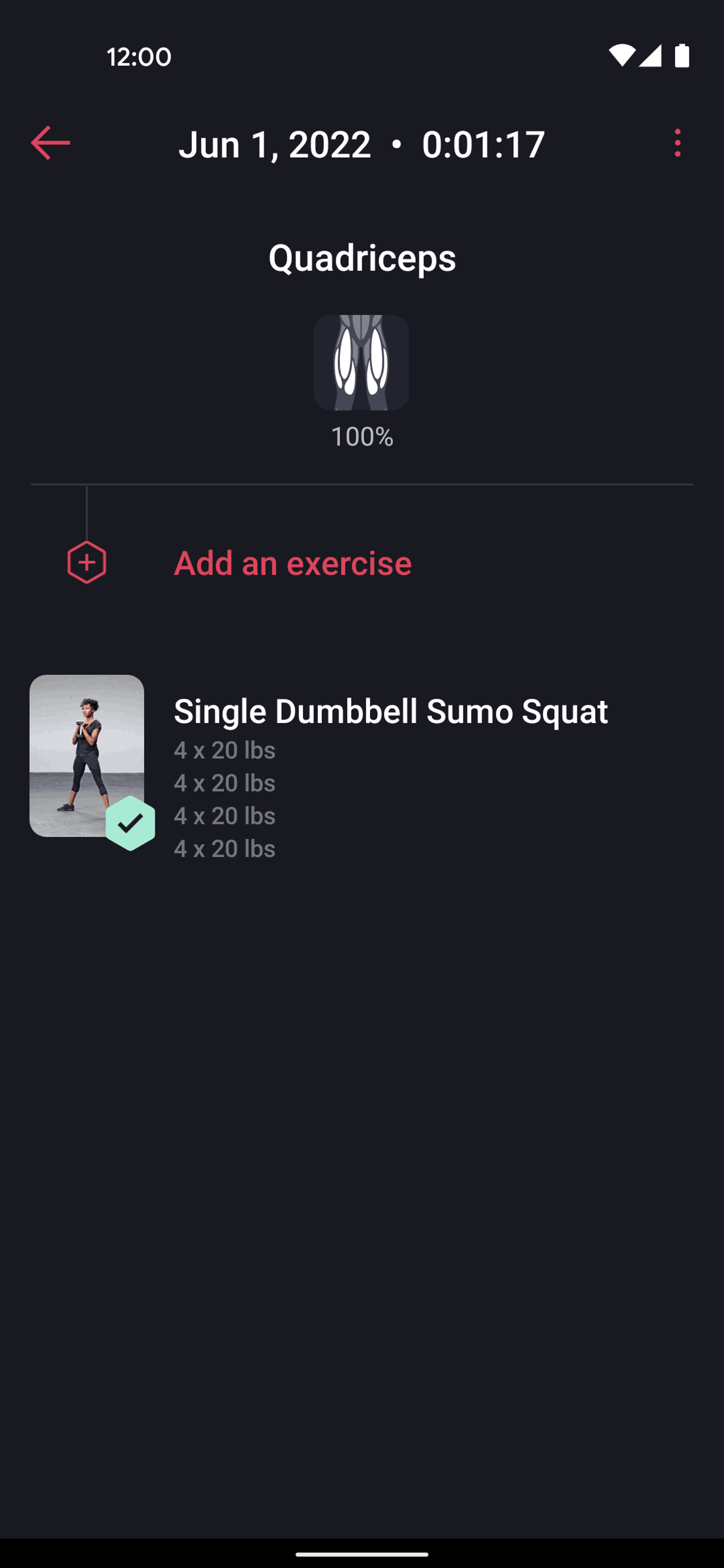 Fitbod Android Health & Fitness interface screenshot 16