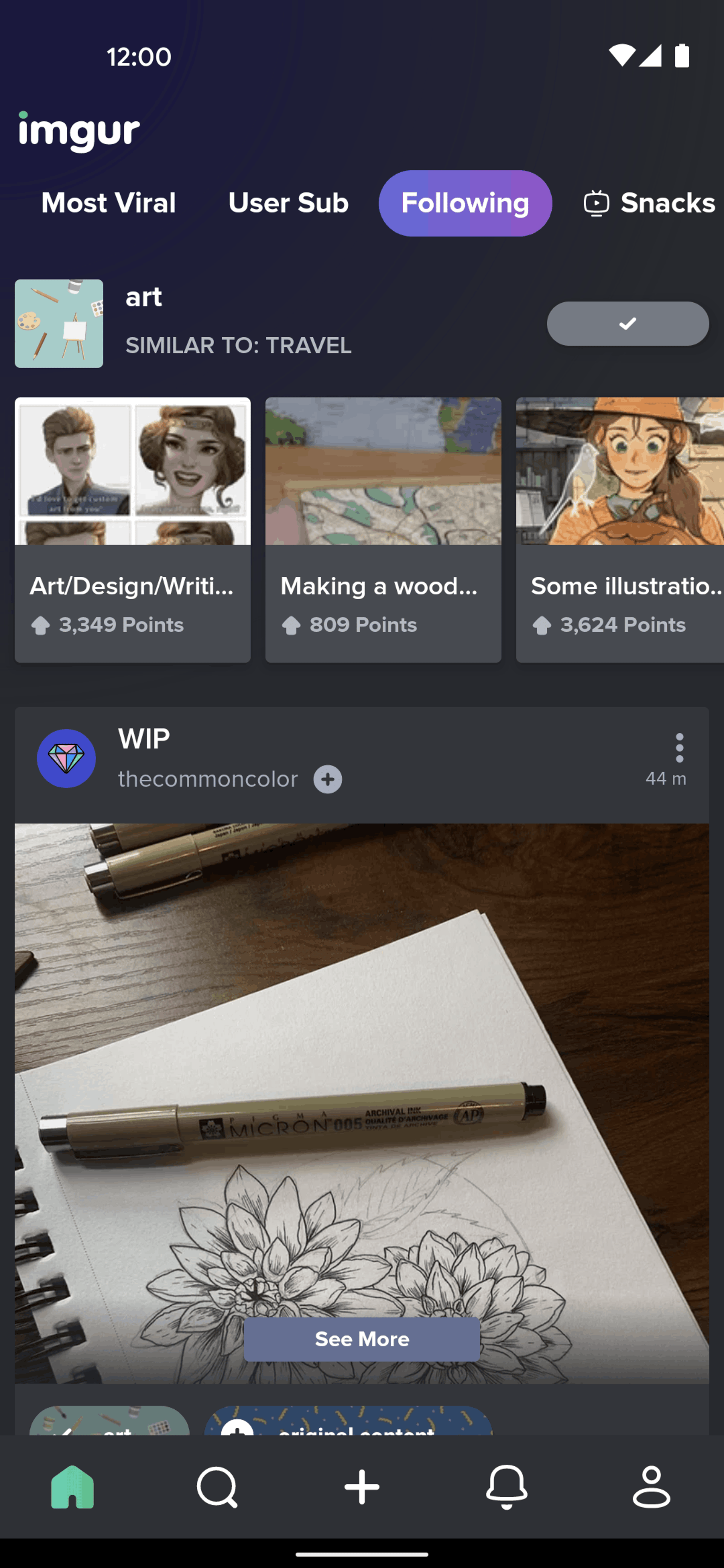 Imgur Android Photo & Video interface screenshot 3