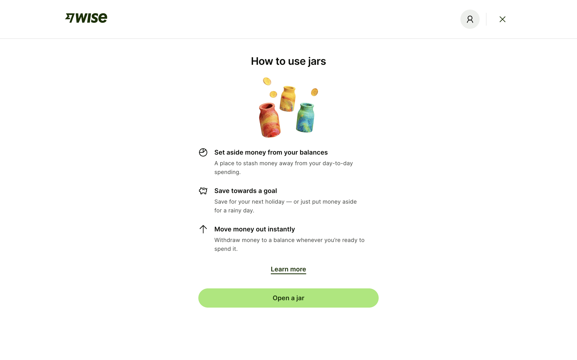 Wise Web Finance interface screenshot 8