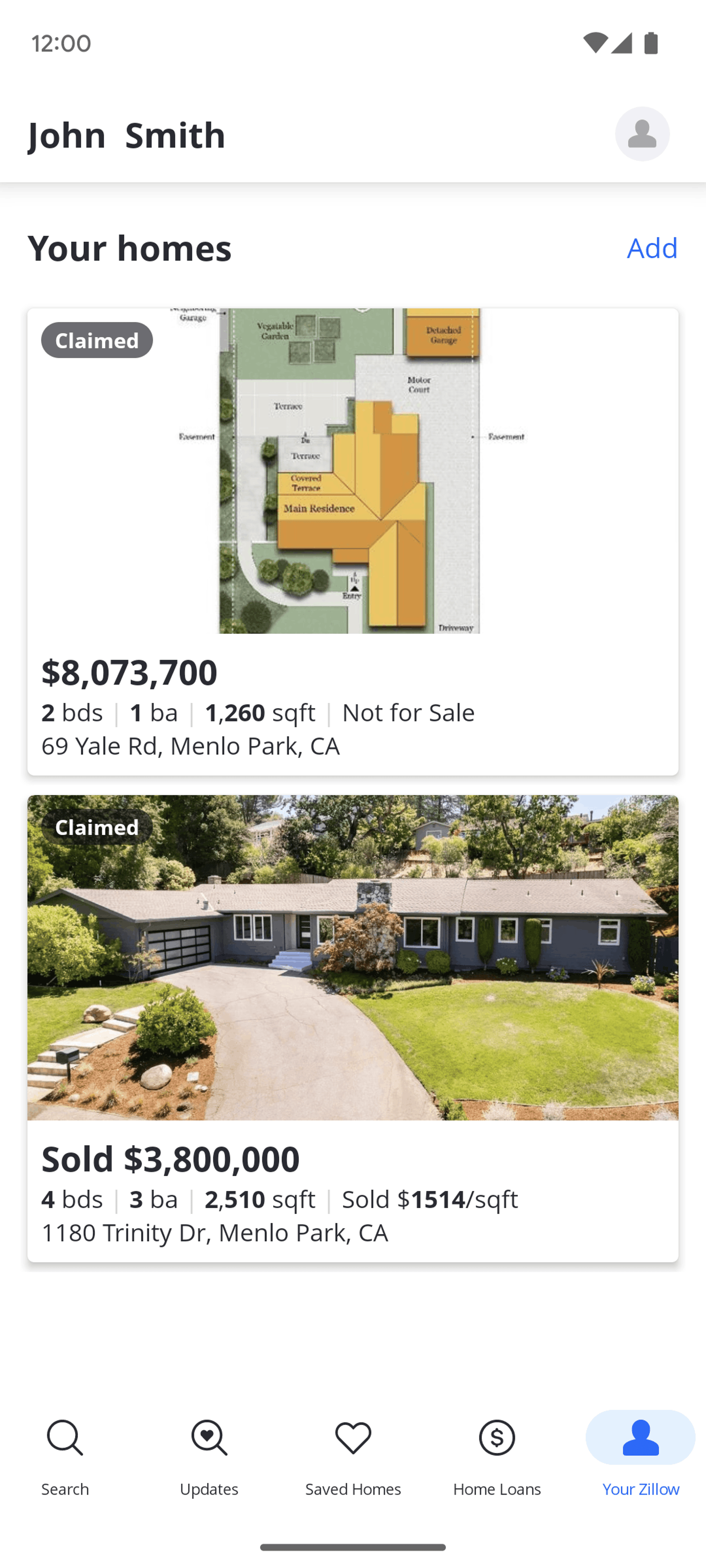 Zillow Android Real Estate interface screenshot 12