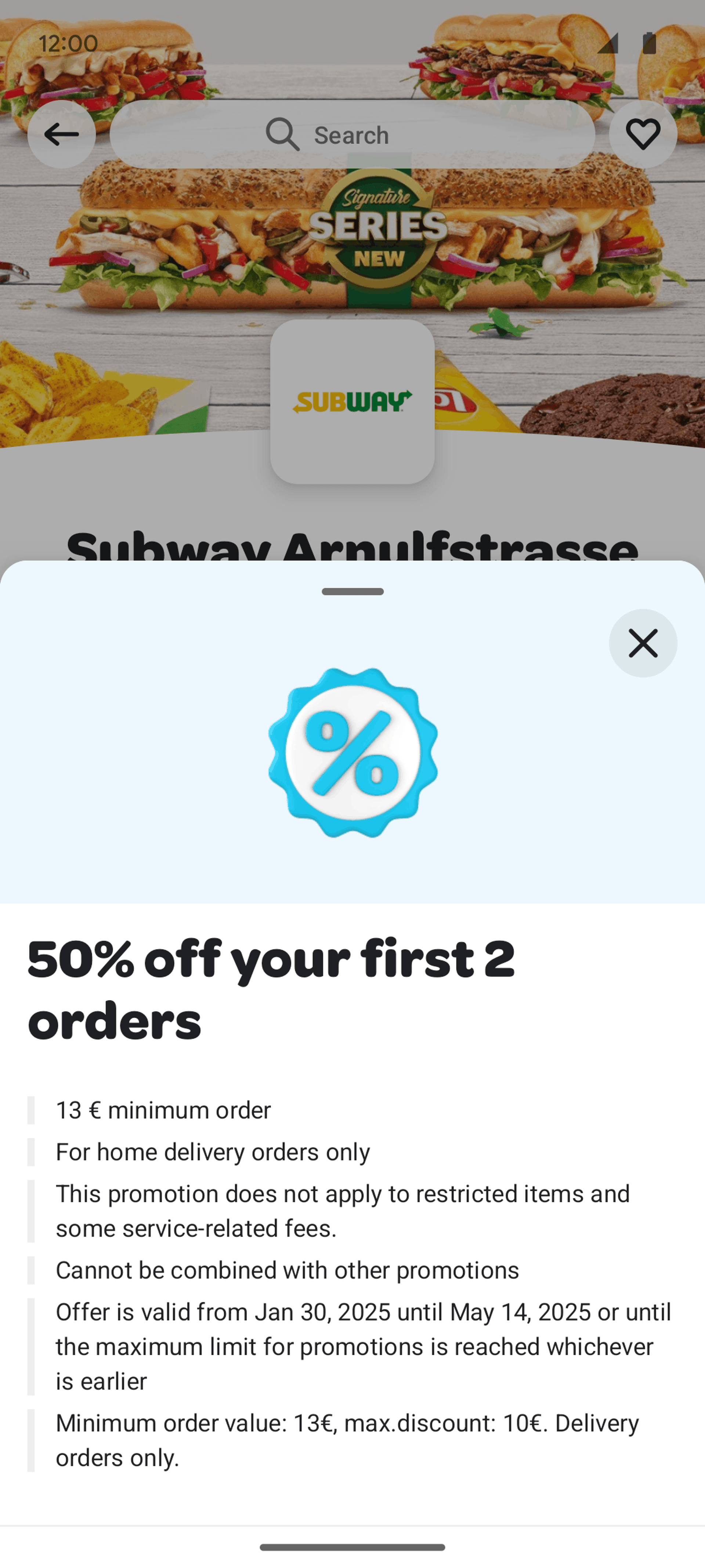 Wolt Delivery Android Food & Drink interface screenshot 4