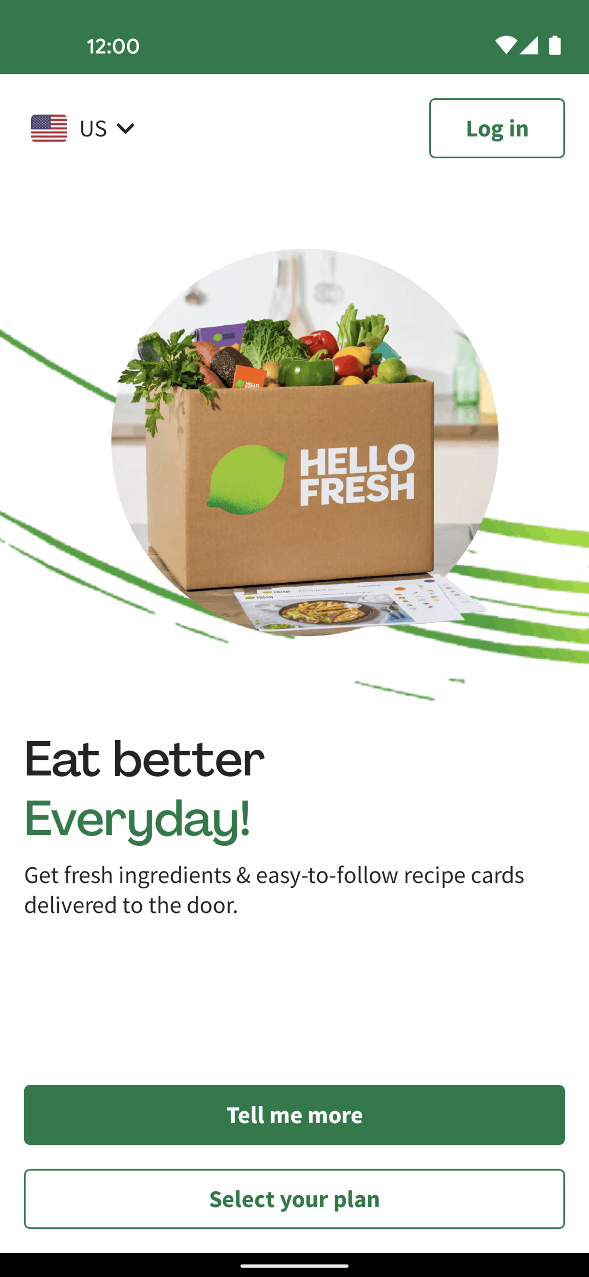 HelloFresh Android Food & Drink interface screenshot 4