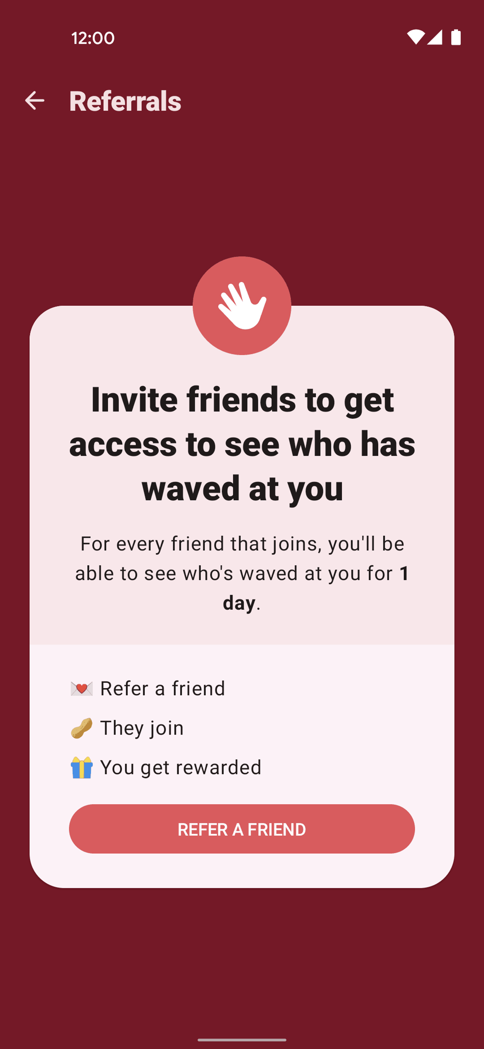 Peanut Android Social Networking interface screenshot 16