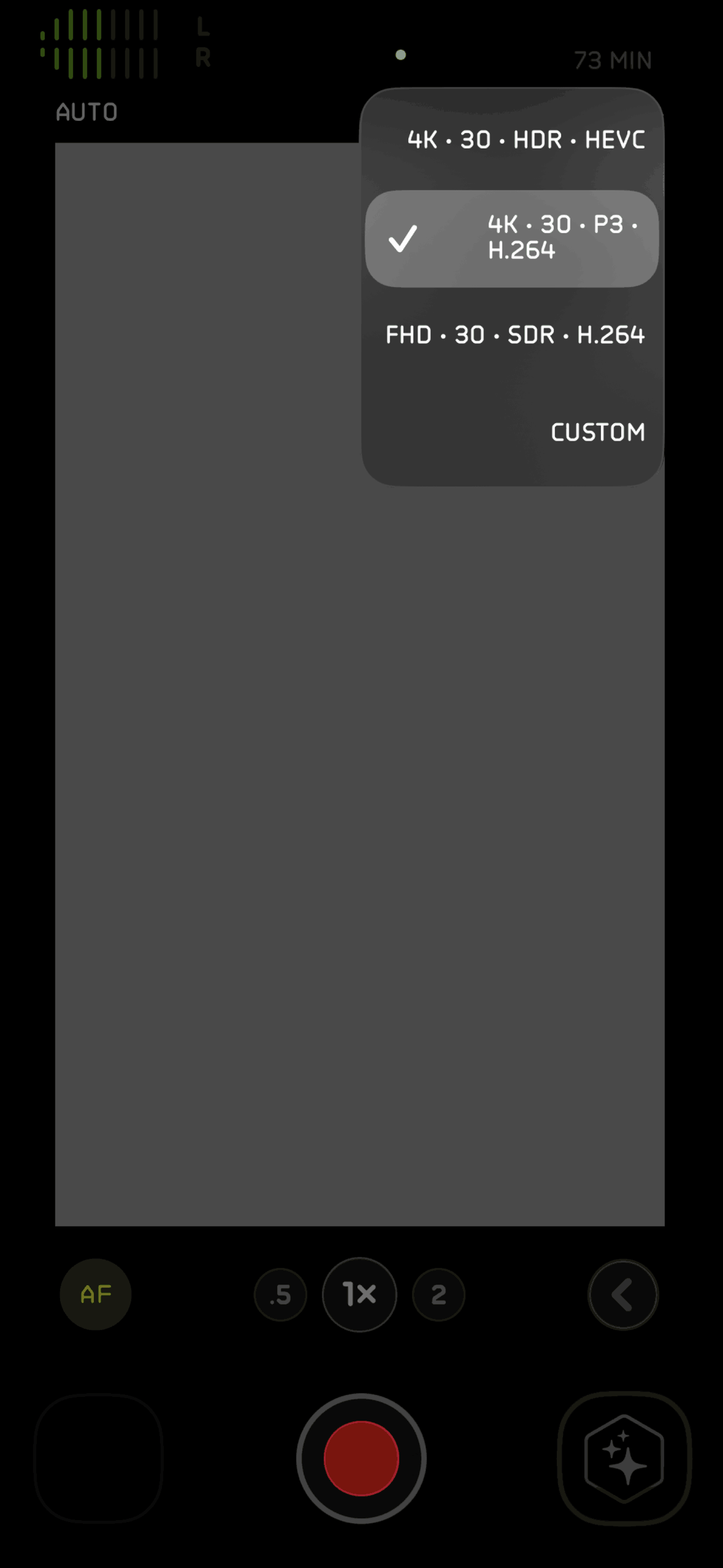 Kino iOS Photo & Video interface screenshot 5