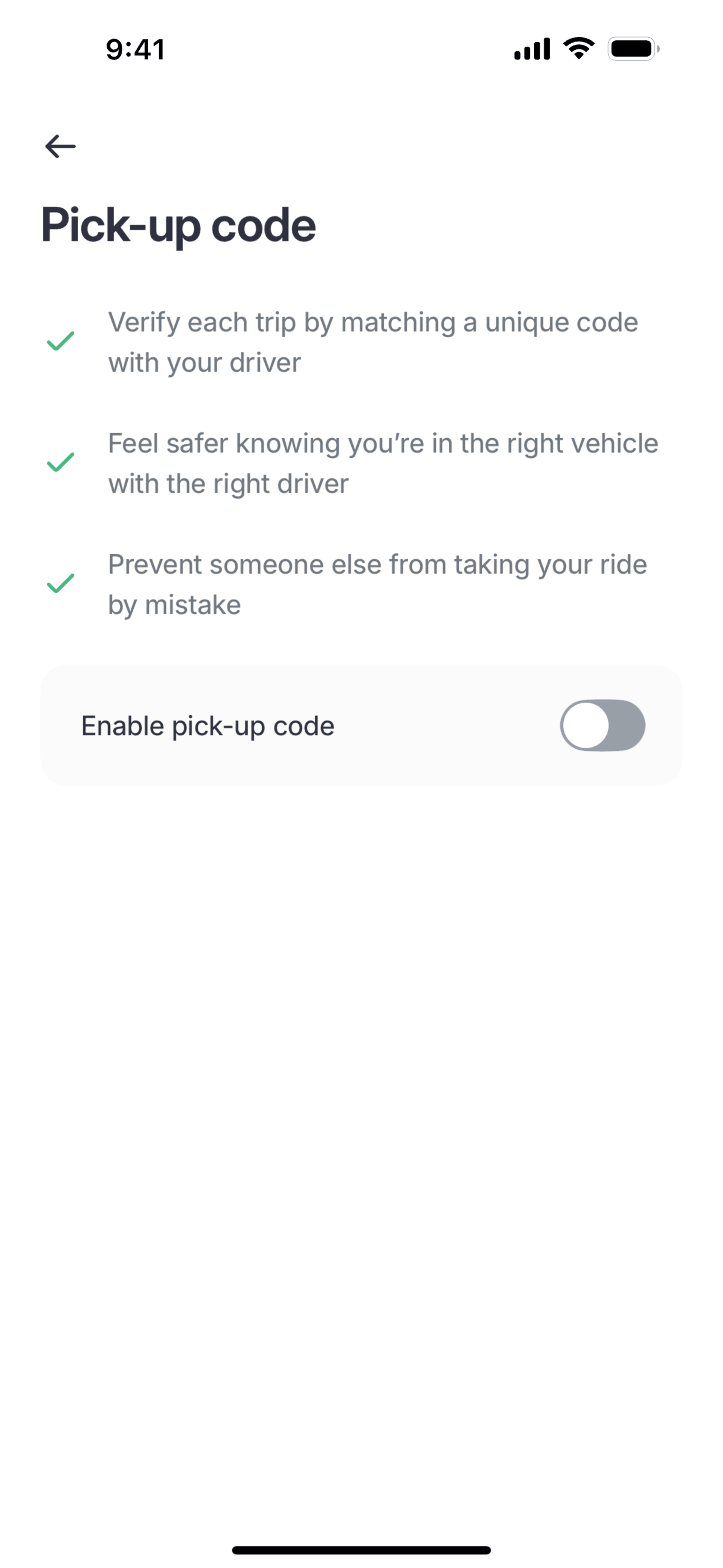Bolt iOS Travel & Transportation interface screenshot 10