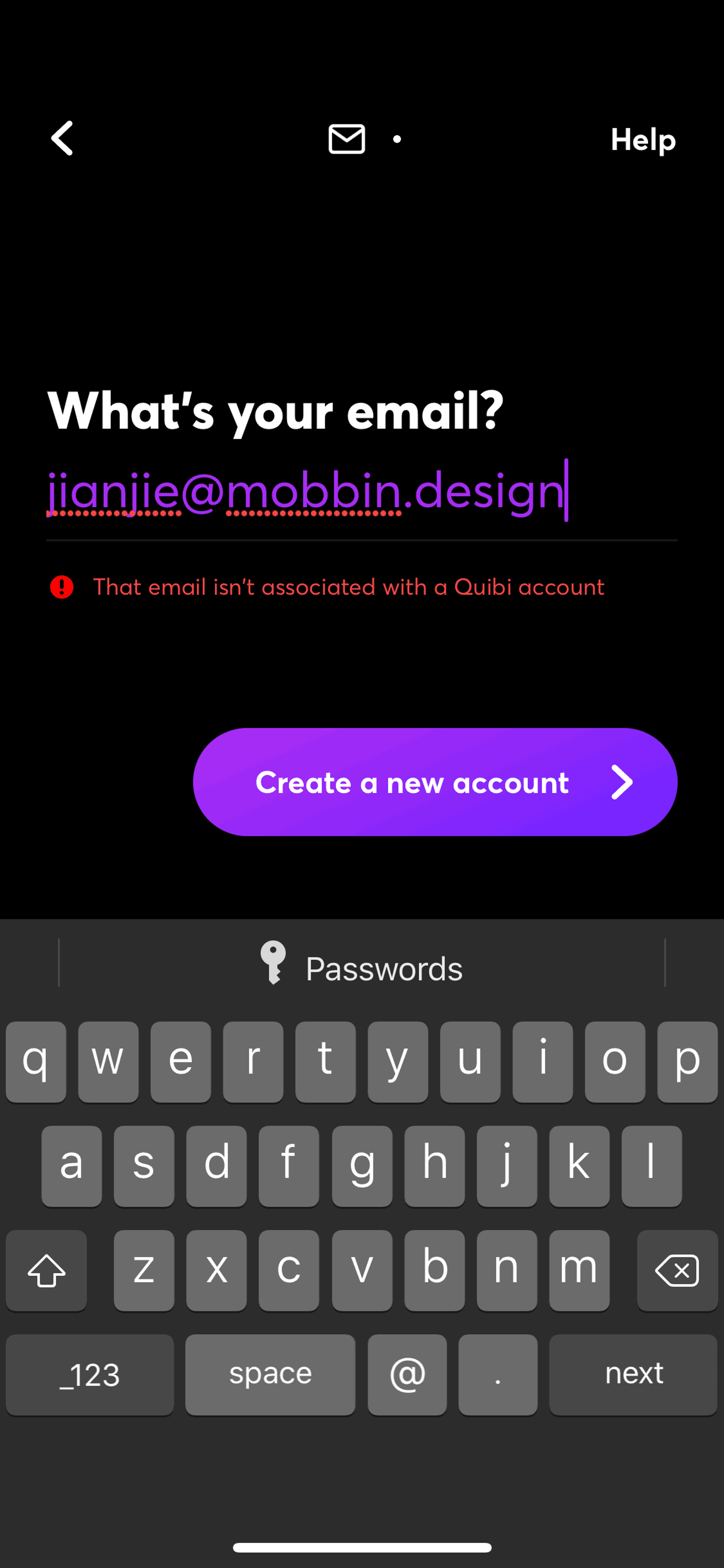 Quibi iOS Entertainment interface screenshot 8
