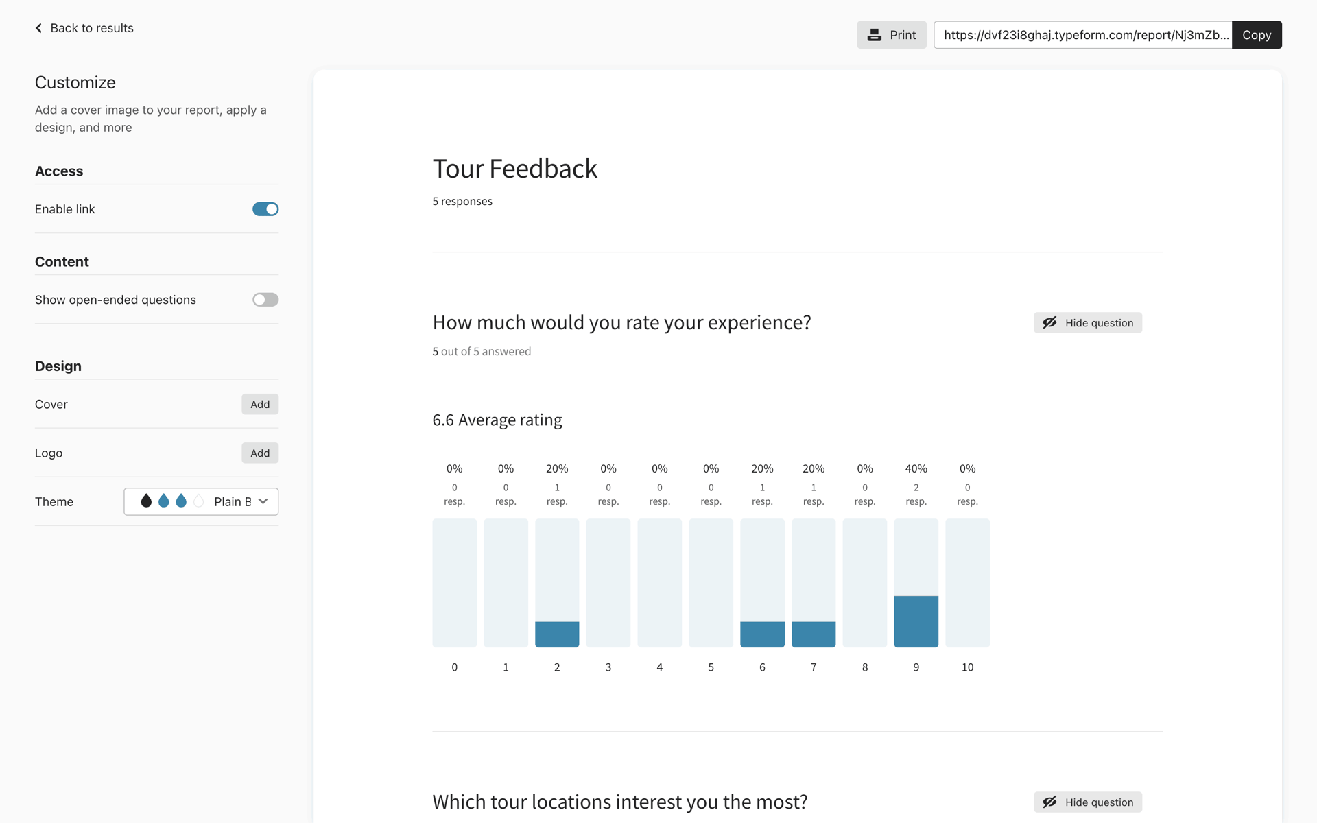 Typeform Web Productivity interface screenshot 23