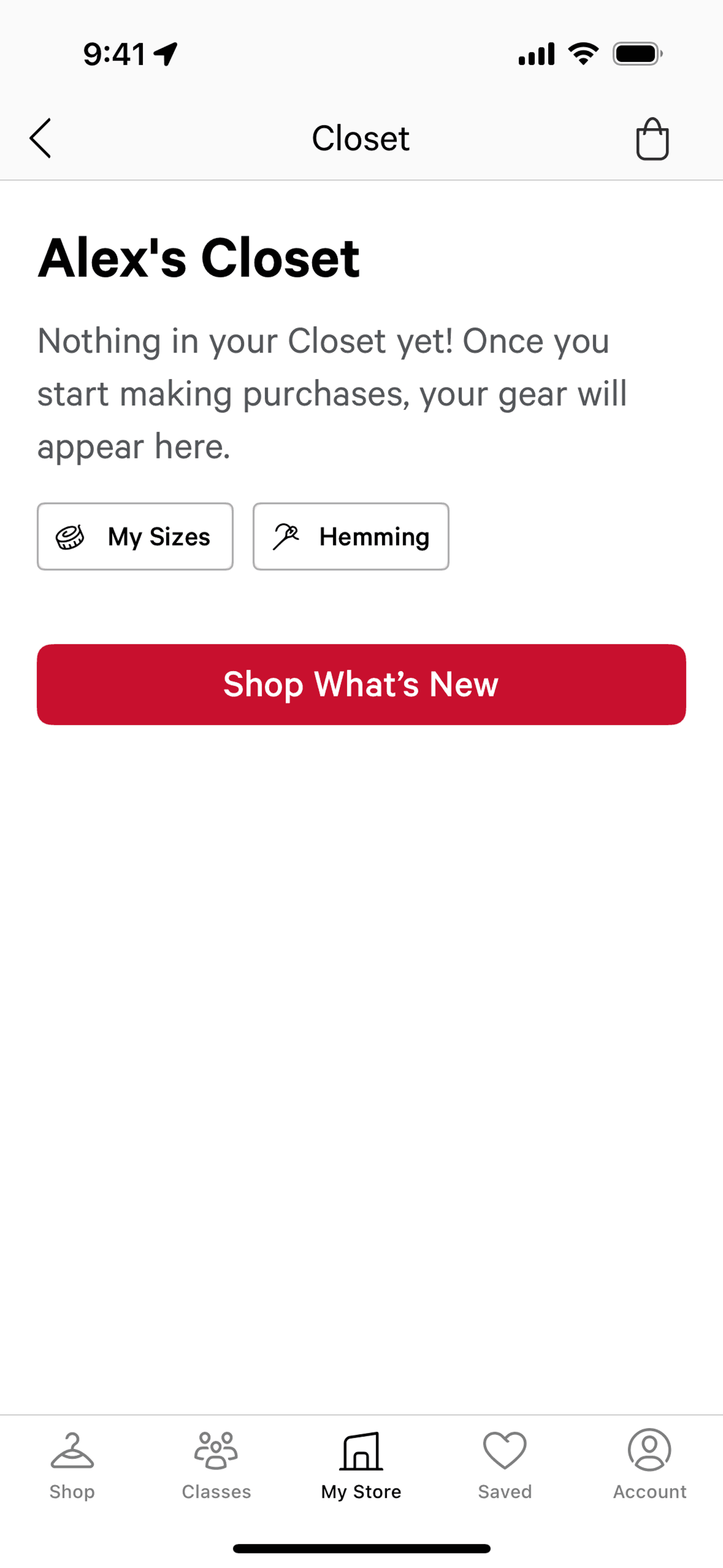 lululemon iOS Shopping interface screenshot 6